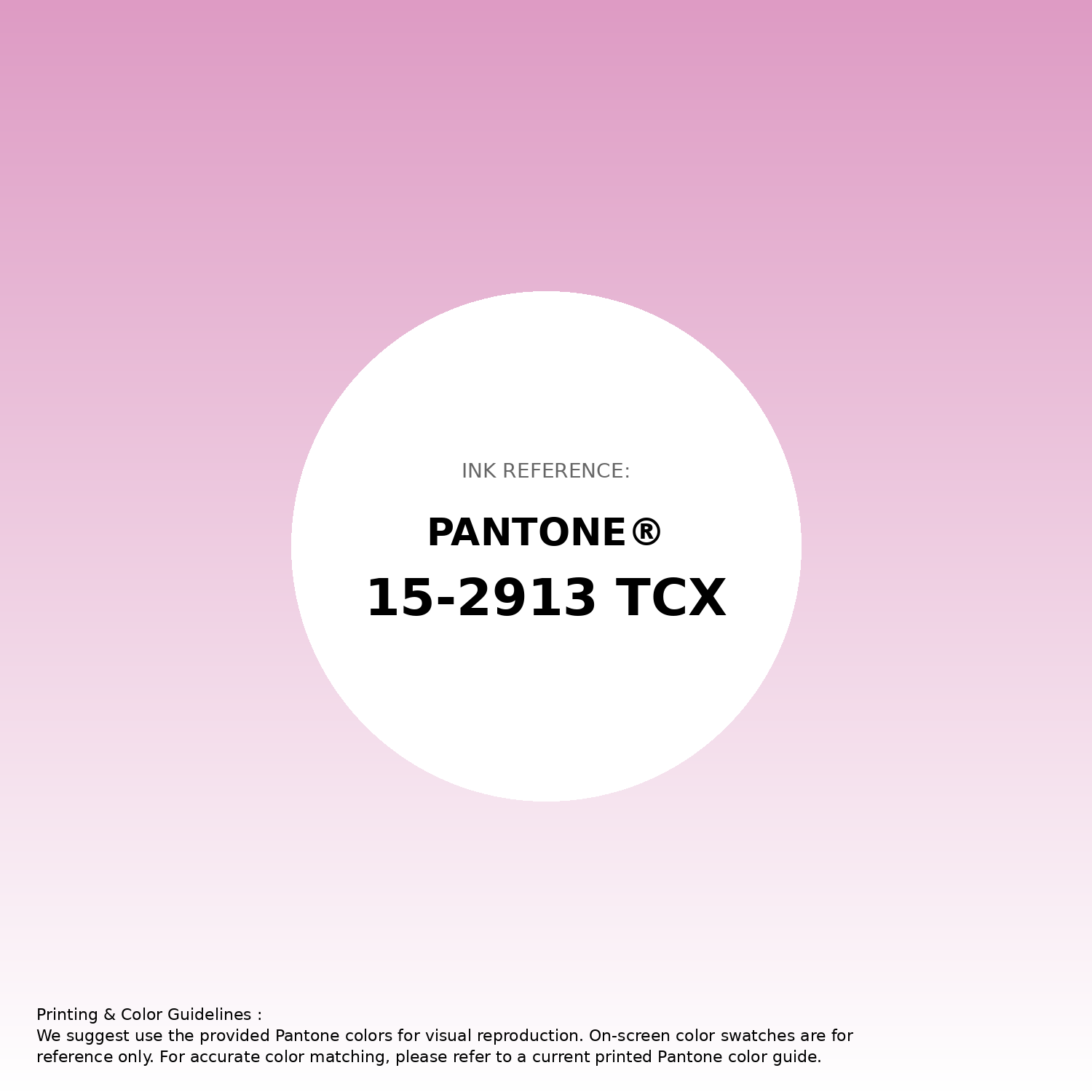 Stunning gradient artwork featuring Pantone 15-2913 Tcx Lilac Chiffon Color | Hex color Code #de9bc4. Beautiful color transitions perfect for modern designs and backgrounds. #gradient #colorart #design #de9bc4