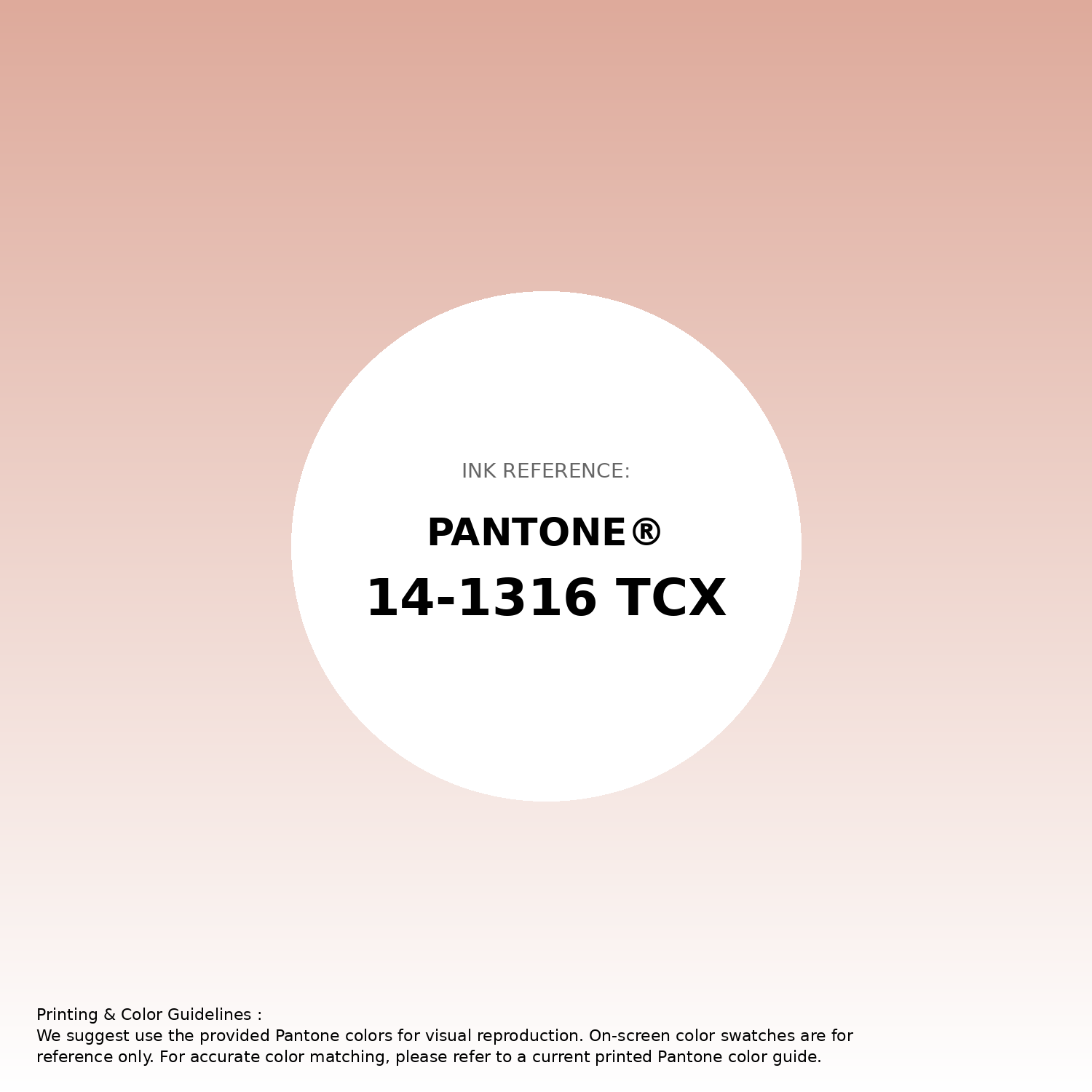 Stunning gradient artwork featuring Pantone 14-1316 Tcx Dusty Pink Color | Hex color Code #deaa9b. Beautiful color transitions perfect for modern designs and backgrounds. #gradient #colorart #design #deaa9b