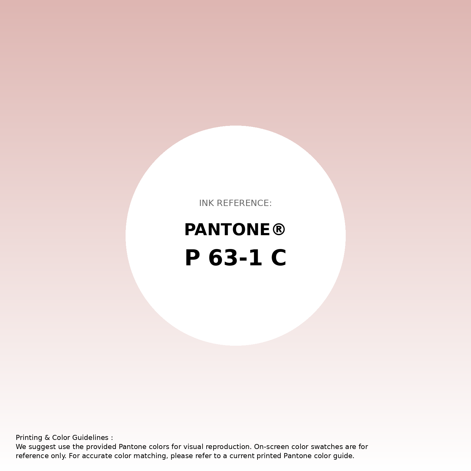 Stunning gradient artwork featuring Pantone P 63-1 C Color | Hex color Code #deb6b2. Beautiful color transitions perfect for modern designs and backgrounds. #gradient #colorart #design #deb6b2