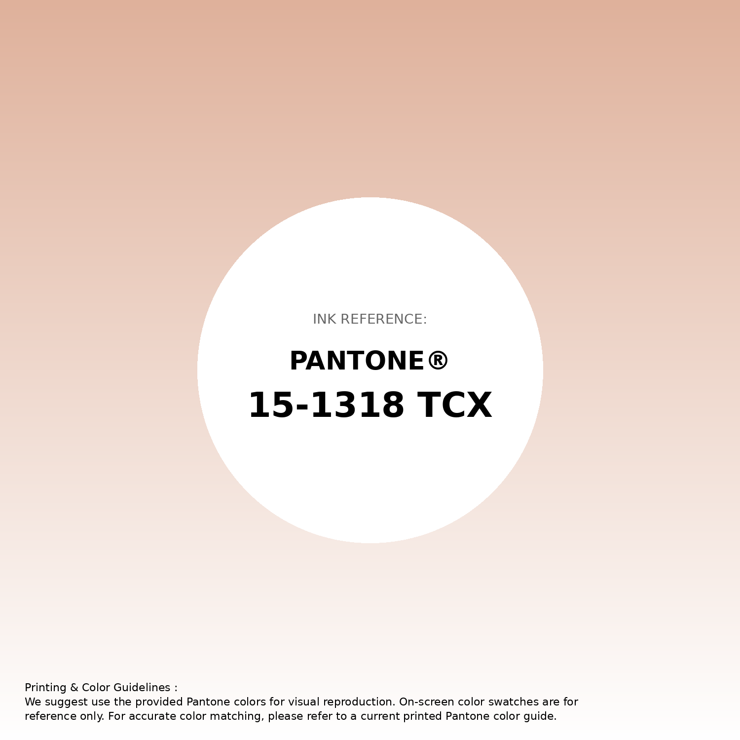 Stunning gradient artwork featuring Pantone 15-1318 Tcx Pink Sand Color | Hex color Code #dfb19b. Beautiful color transitions perfect for modern designs and backgrounds. #gradient #colorart #design #dfb19b