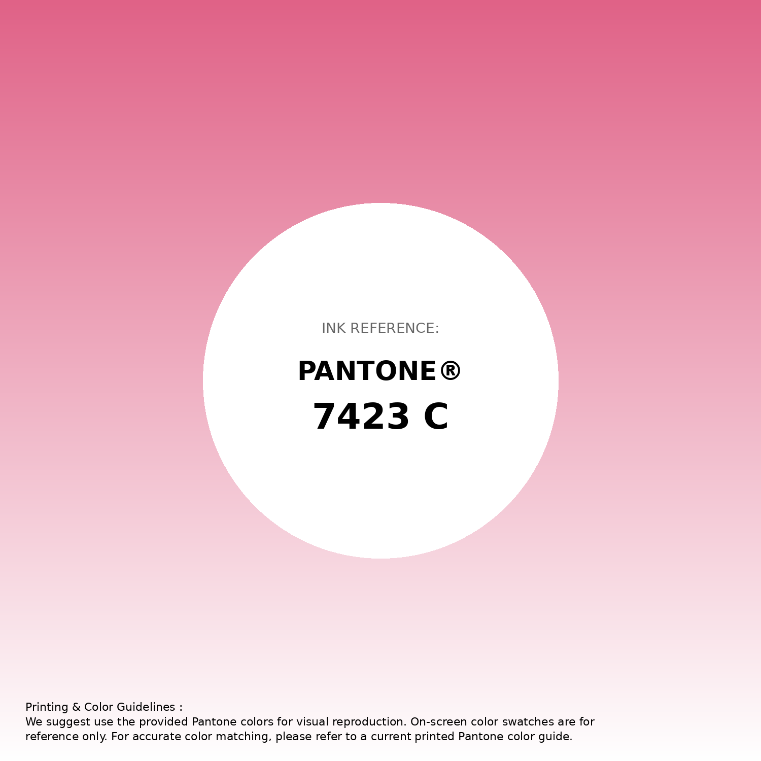 Stunning gradient artwork featuring Pantone 7423 C Color | Hex color Code #e06287. Beautiful color transitions perfect for modern designs and backgrounds. #gradient #colorart #design #e06287