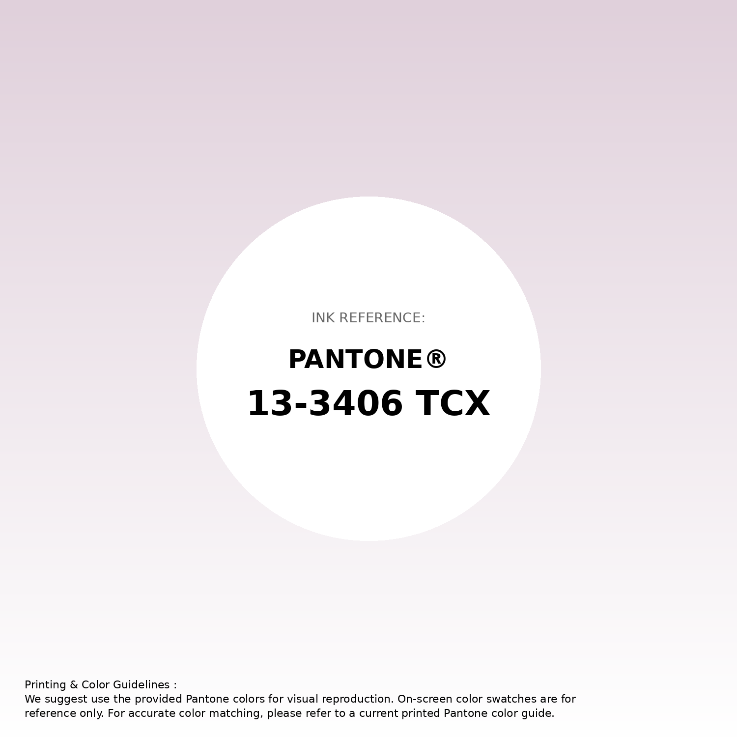 Hex Color #e0d0db | Printing Match PANTONE 13-3406 TCX | Color