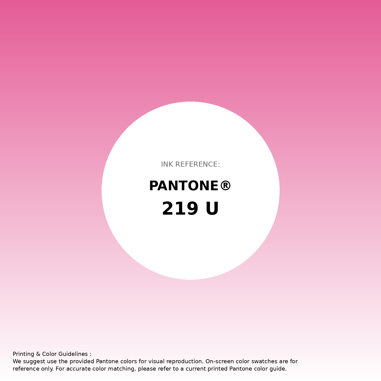 Stunning gradient artwork featuring Pantone 219 U Color | Hex color Code #e45c96. Beautiful color transitions perfect for modern designs and backgrounds. #gradient #colorart #design #e45c96