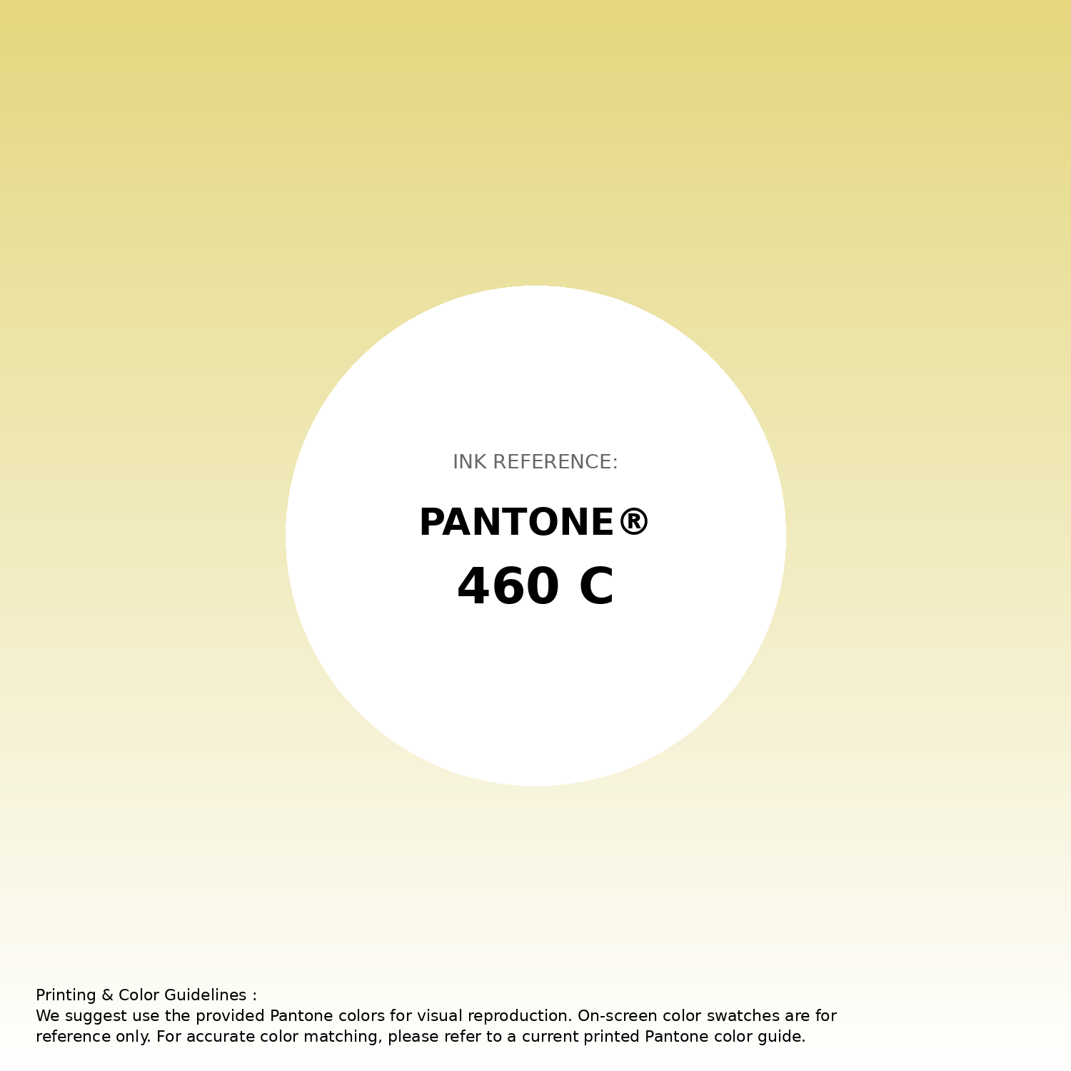 Stunning gradient artwork featuring Pantone 460 C Color | Hex color Code #e4d77e. Beautiful color transitions perfect for modern designs and backgrounds. #gradient #colorart #design #e4d77e