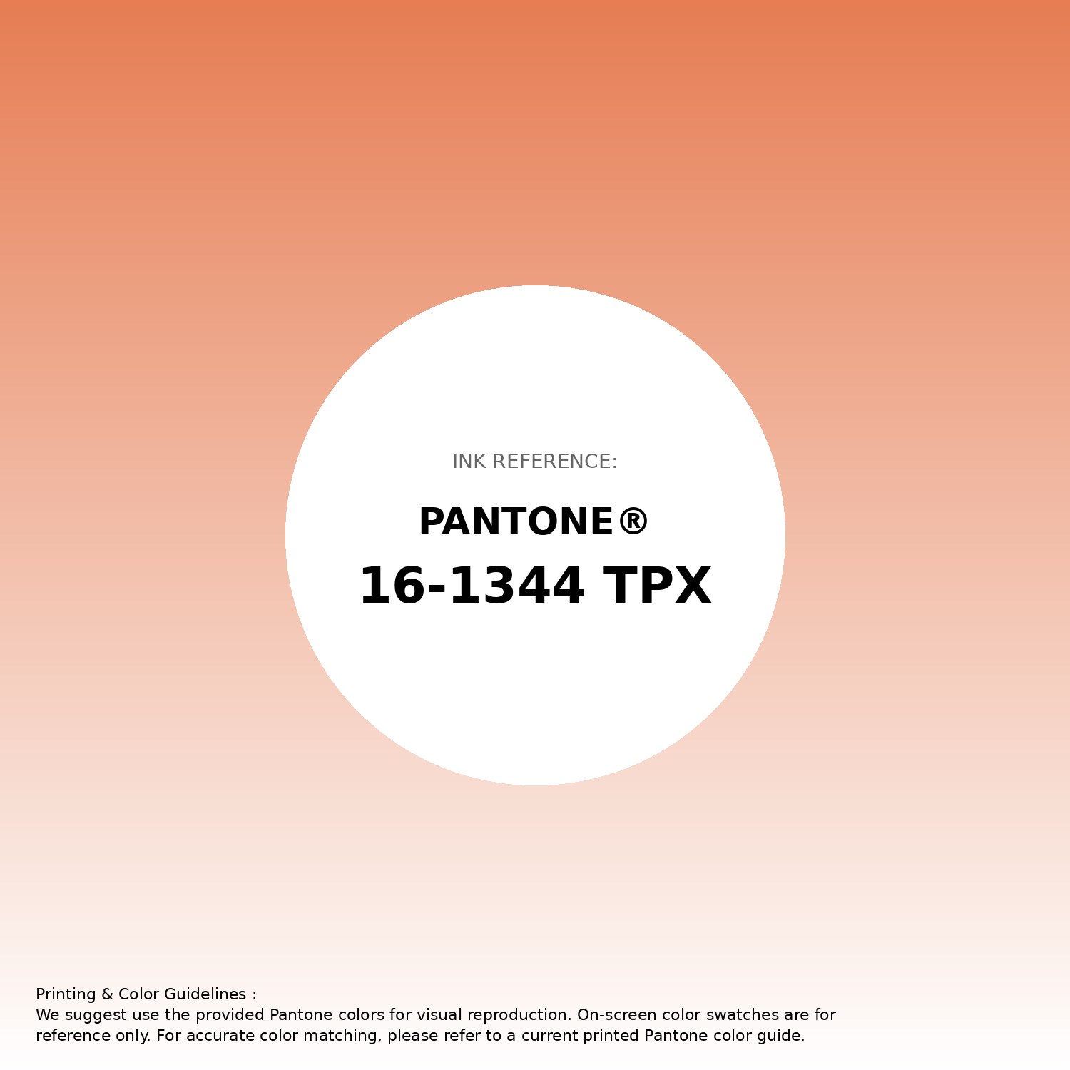 Hex Color #E67D53 — Pantone 16-1344 TPX Match, RGB, CMYK