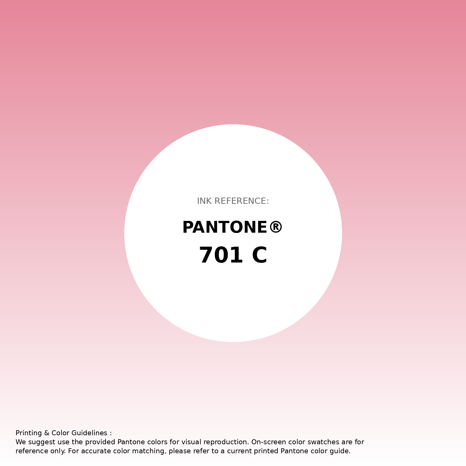 Stunning gradient artwork featuring Pantone 701 C Color | Hex color Code #e68699. Beautiful color transitions perfect for modern designs and backgrounds. #gradient #colorart #design #e68699