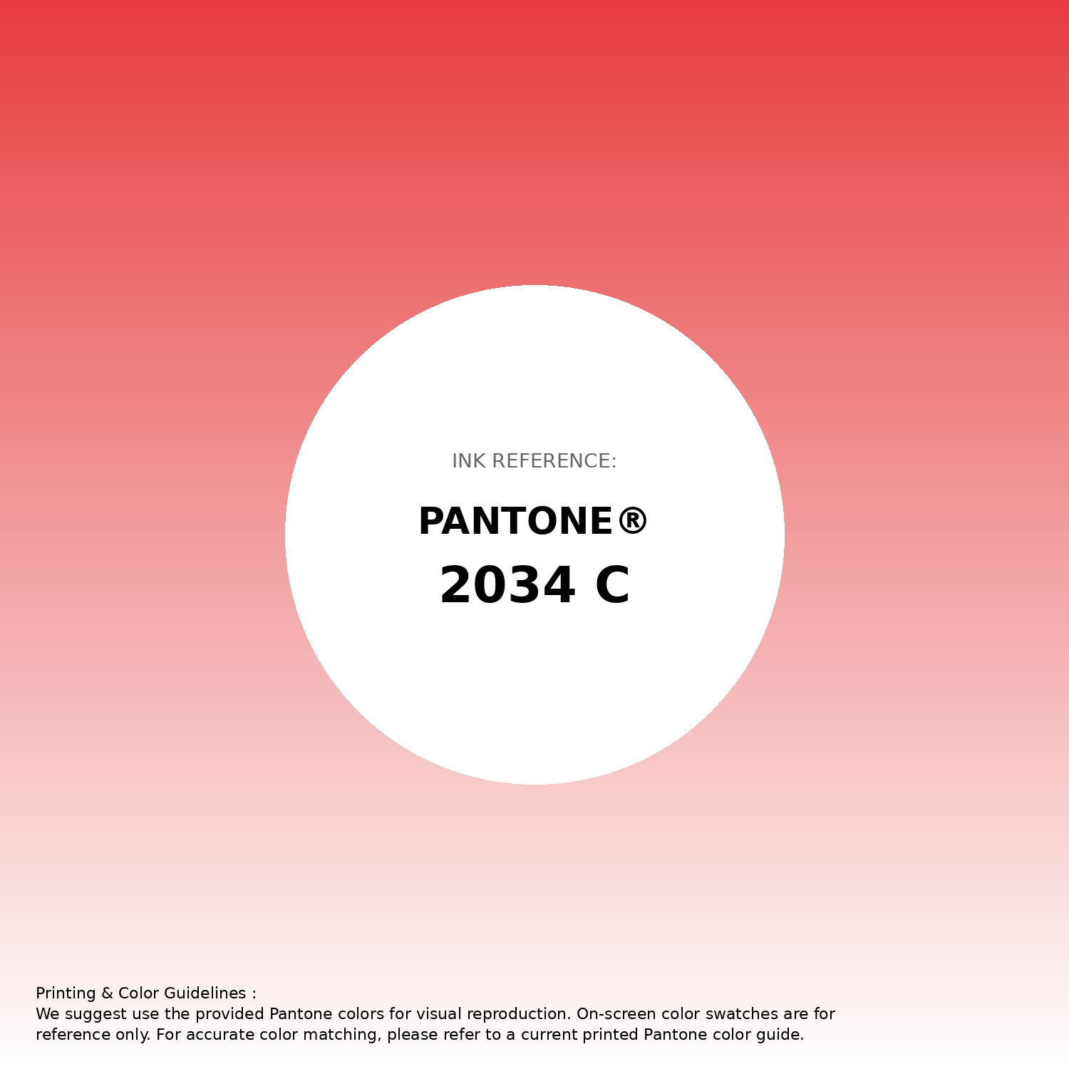Stunning gradient artwork featuring Pantone 2034 C Color | Hex color Code #e73c3e. Beautiful color transitions perfect for modern designs and backgrounds. #gradient #colorart #design #e73c3e