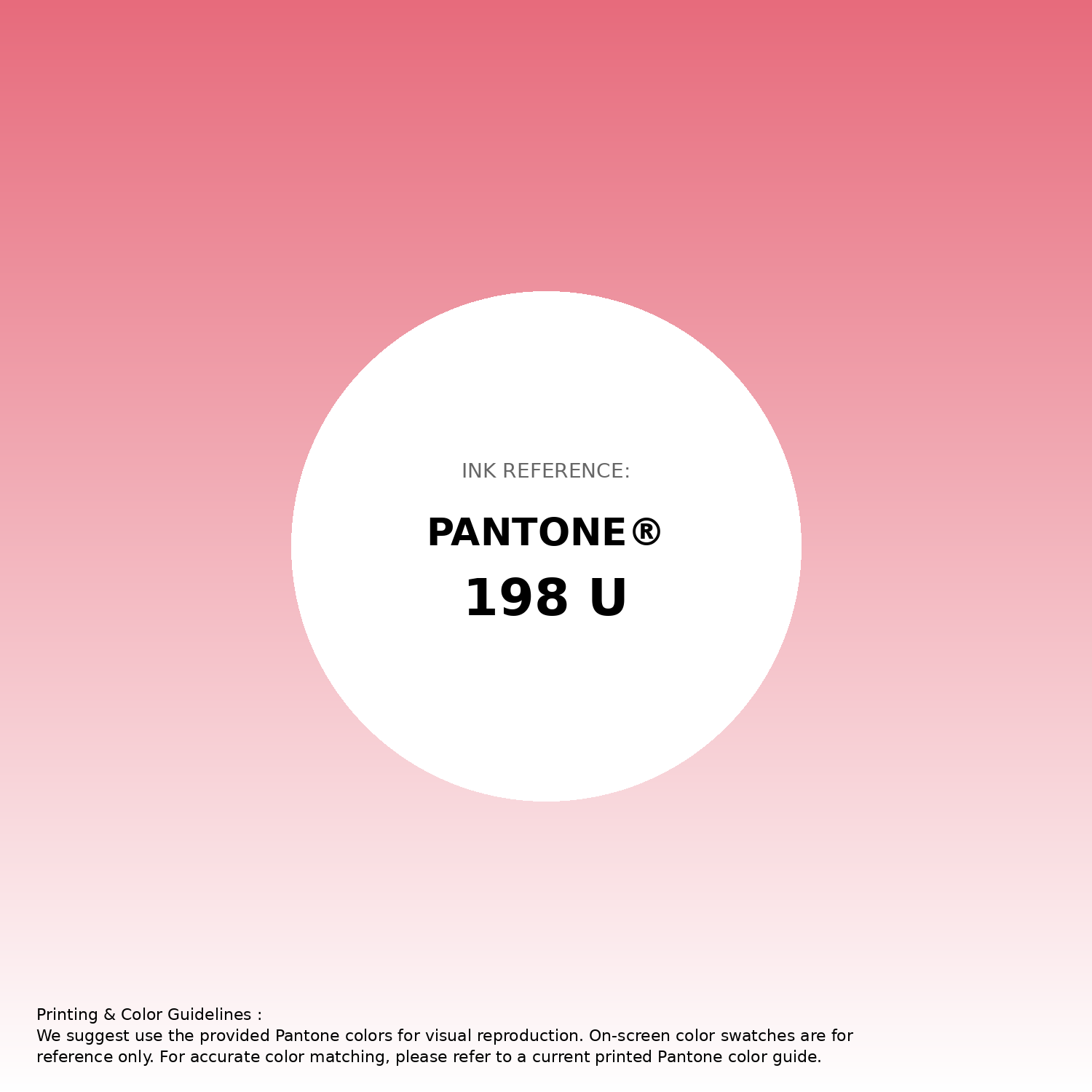 Stunning gradient artwork featuring Pantone 198 U Color | Hex color Code #e76b7c. Beautiful color transitions perfect for modern designs and backgrounds. #gradient #colorart #design #e76b7c