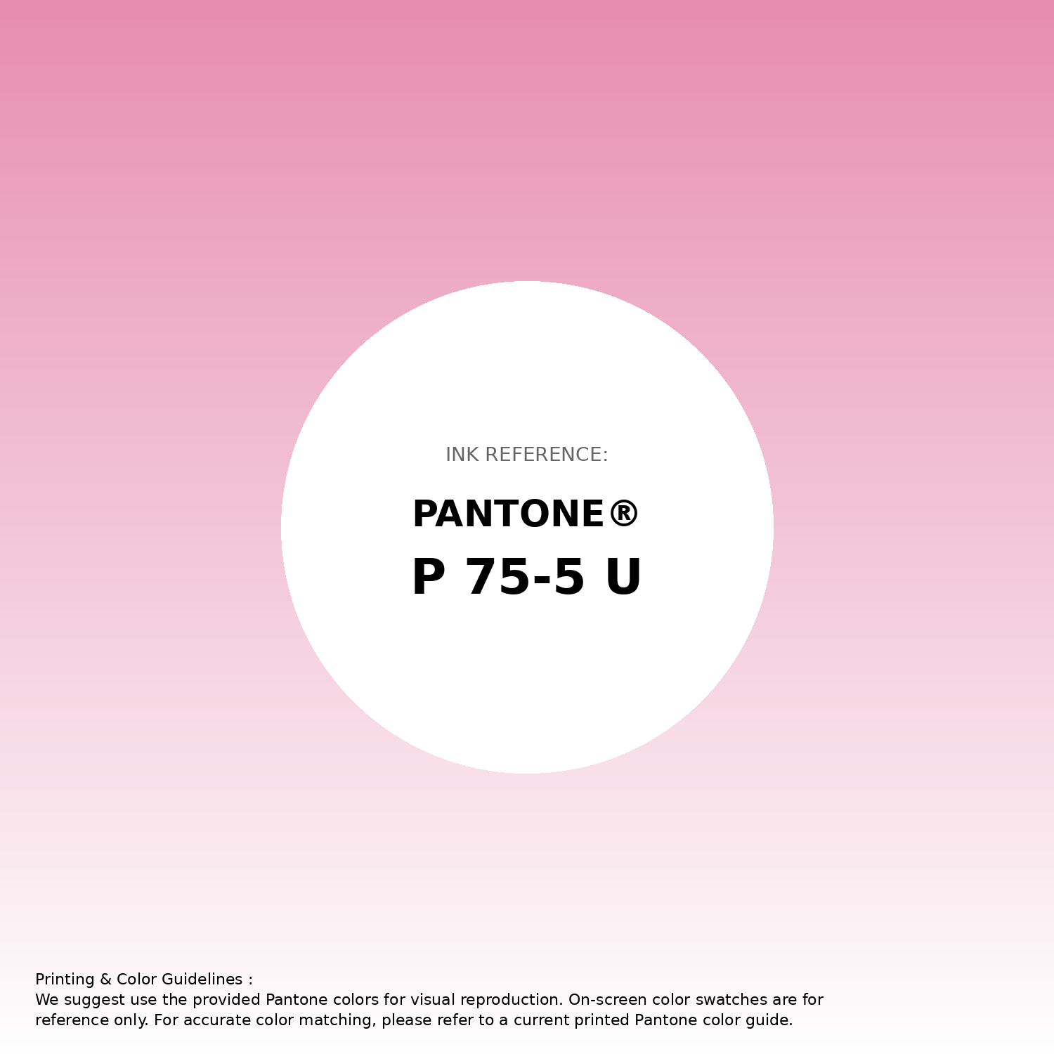 Stunning gradient artwork featuring Pantone P 75-5 U Color | Hex color Code #e78daf. Beautiful color transitions perfect for modern designs and backgrounds. #gradient #colorart #design #e78daf