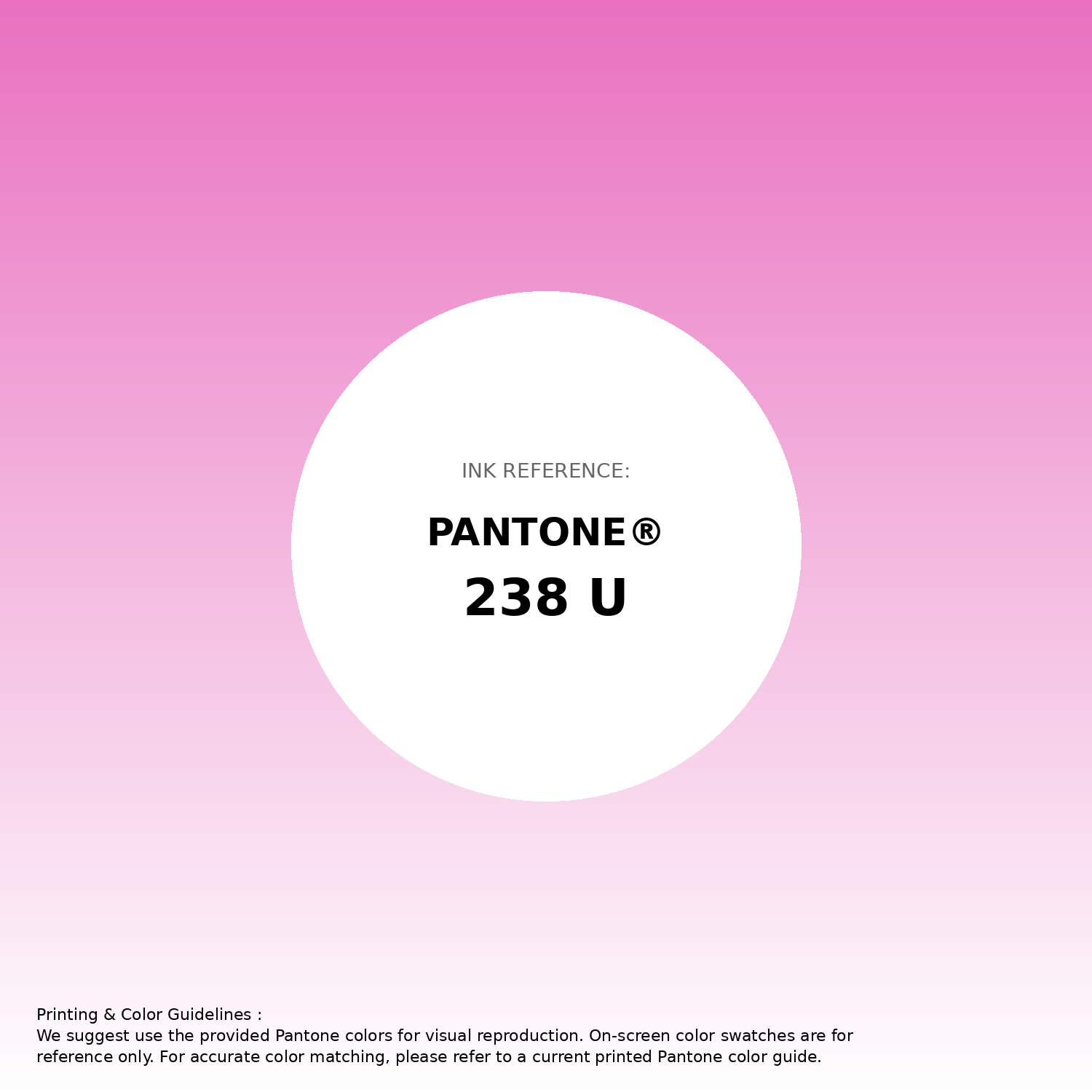 Stunning gradient artwork featuring Pantone 238 U Color | Hex color Code #e971c0. Beautiful color transitions perfect for modern designs and backgrounds. #gradient #colorart #design #e971c0