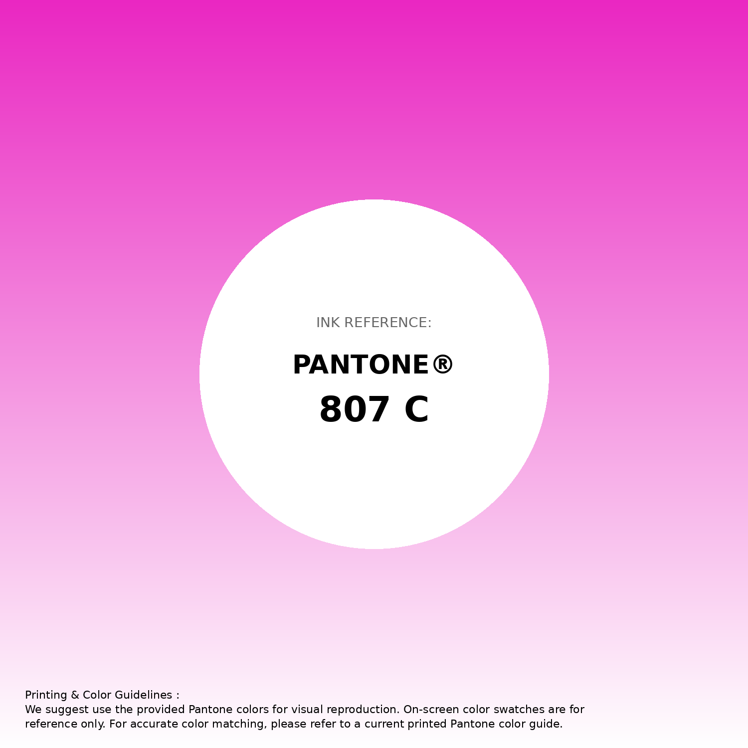 Stunning gradient artwork featuring Pantone 807 C Color | Hex color Code #ea27c2. Beautiful color transitions perfect for modern designs and backgrounds. #gradient #colorart #design #ea27c2