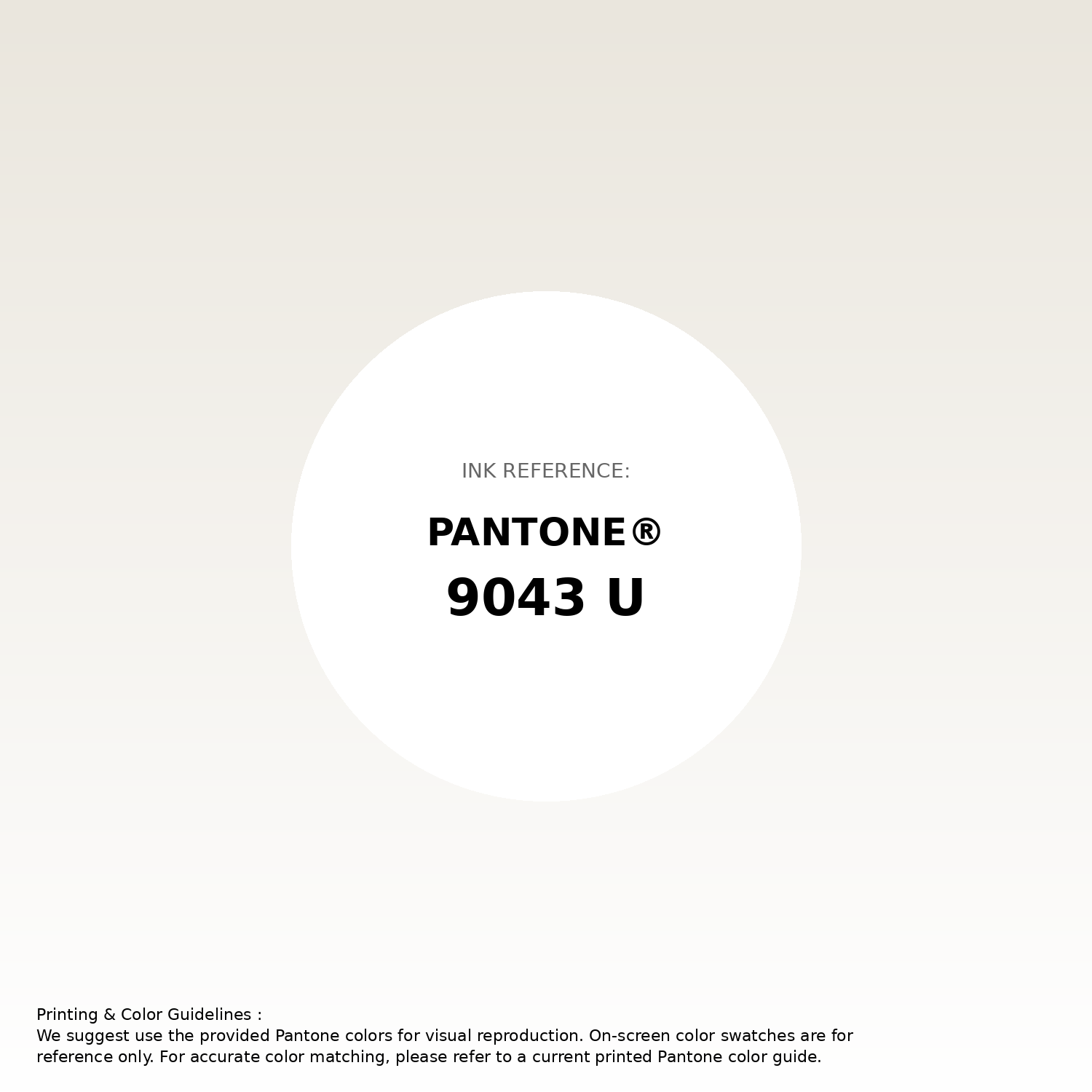 Stunning gradient artwork featuring Pantone 9043 U Color | Hex color Code #eae6dd. Beautiful color transitions perfect for modern designs and backgrounds. #gradient #colorart #design #eae6dd
