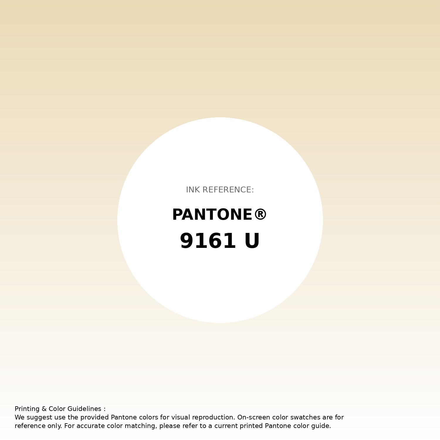Stunning gradient artwork featuring Pantone 9161 U Color | Hex color Code #ebdab6. Beautiful color transitions perfect for modern designs and backgrounds. #gradient #colorart #design #ebdab6