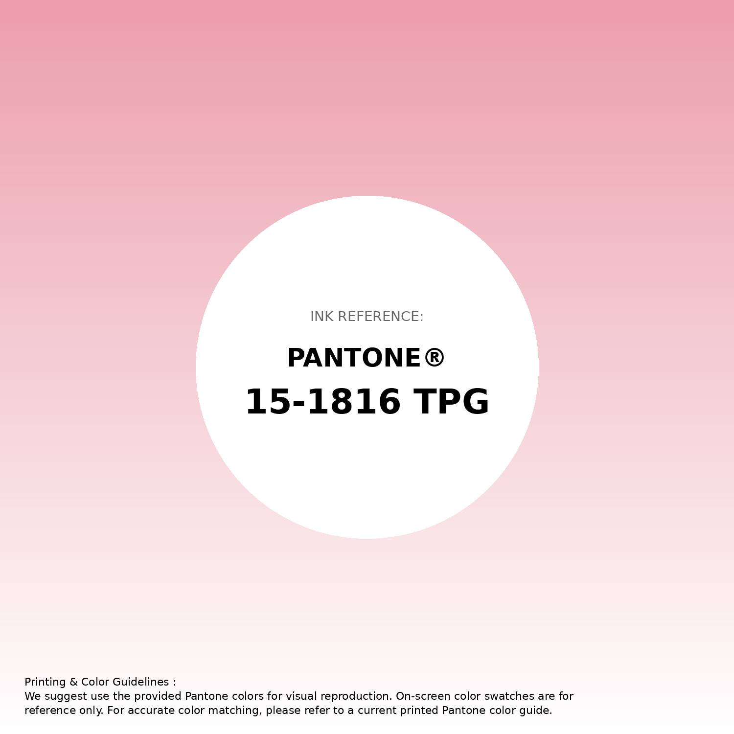 Stunning gradient artwork featuring Pantone 15-1816 Tpg Peony Color | Hex color Code #ec9eac. Beautiful color transitions perfect for modern designs and backgrounds. #gradient #colorart #design #ec9eac