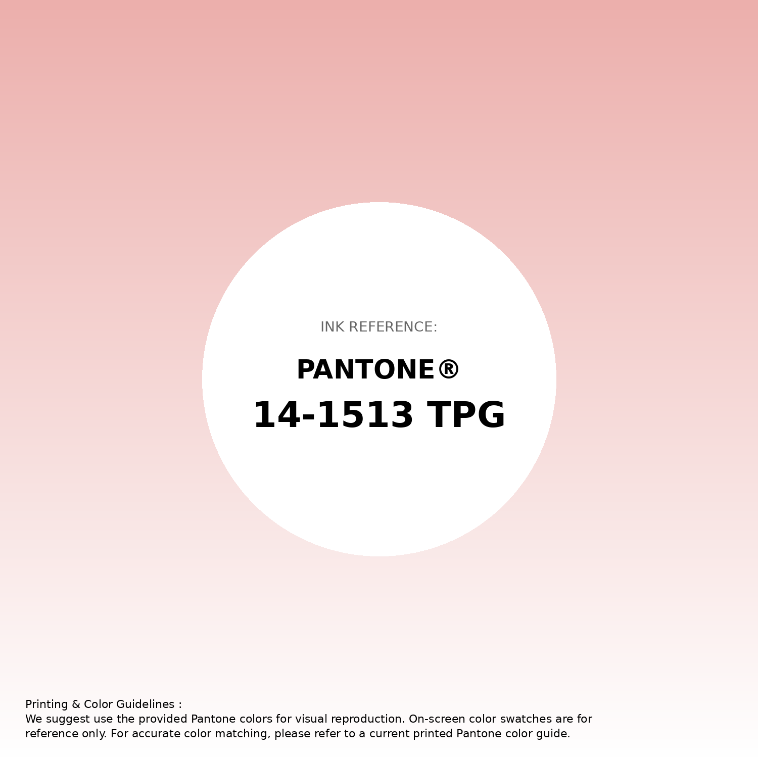 Stunning gradient artwork featuring Pantone 14-1513 Tpg Blossom Color | Hex color Code #ecafac. Beautiful color transitions perfect for modern designs and backgrounds. #gradient #colorart #design #ecafac