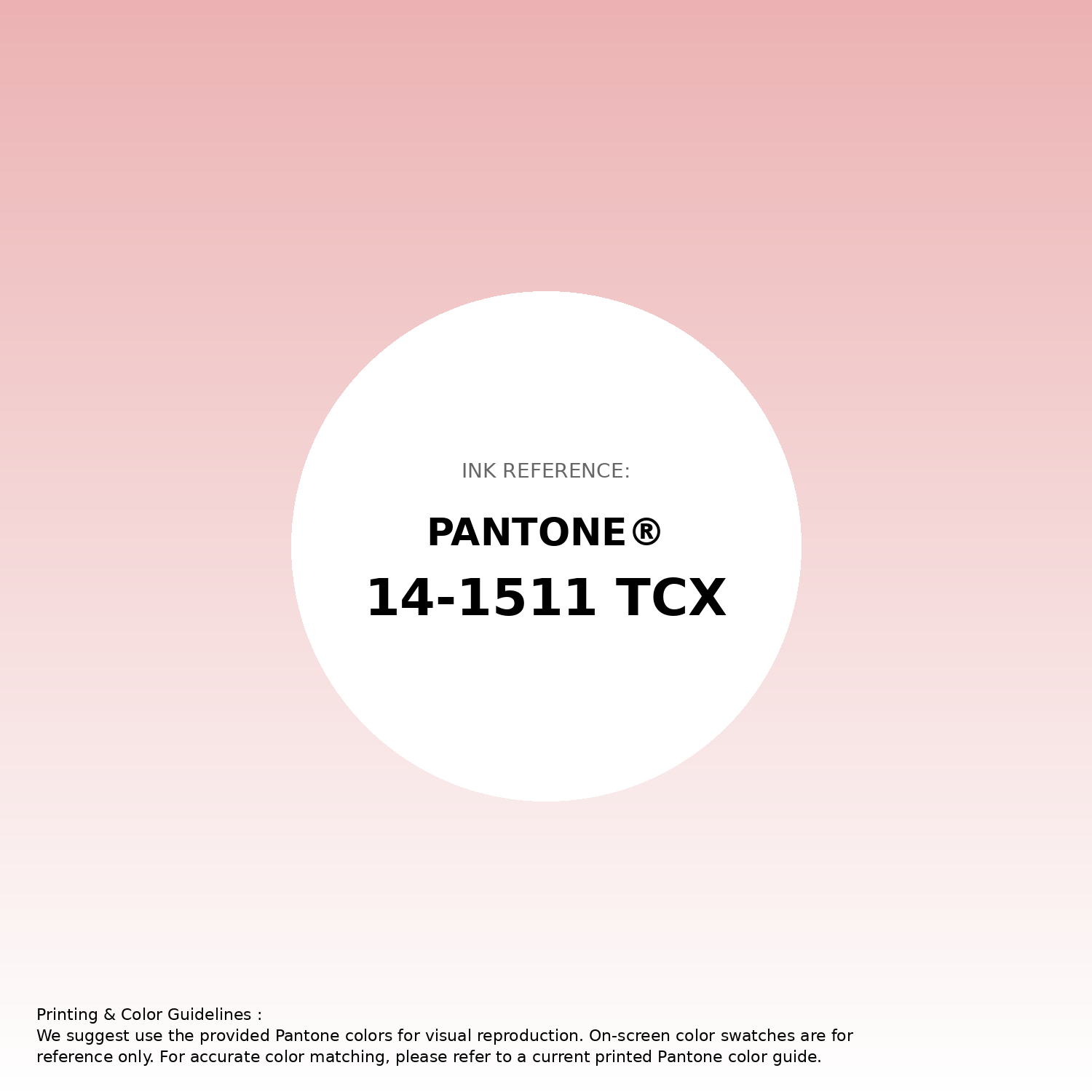 Stunning gradient artwork featuring Pantone 14-1511 Tcx Powder Pink Color | Hex color Code #ecb2b3. Beautiful color transitions perfect for modern designs and backgrounds. #gradient #colorart #design #ecb2b3