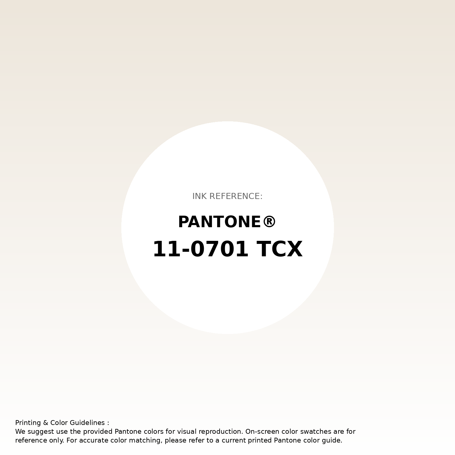 Stunning gradient artwork featuring Pantone 11-0701 Tcx Whisper White Color | Hex color Code #ede6db. Beautiful color transitions perfect for modern designs and backgrounds. #gradient #colorart #design #ede6db
