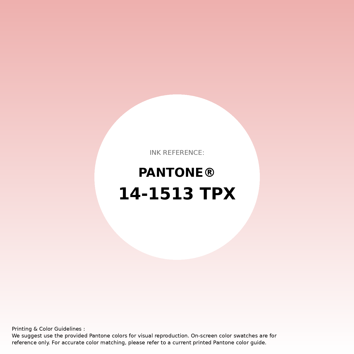Stunning gradient artwork featuring Pantone 14-1513 Tpx Blossom Color | Hex color Code #eeb0ae. Beautiful color transitions perfect for modern designs and backgrounds. #gradient #colorart #design #eeb0ae