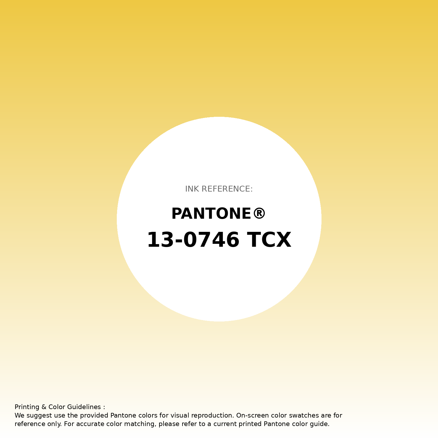 Stunning gradient artwork featuring Pantone 13-0746 Tcx Maize Color | Hex color Code #eec843. Beautiful color transitions perfect for modern designs and backgrounds. #gradient #colorart #design #eec843