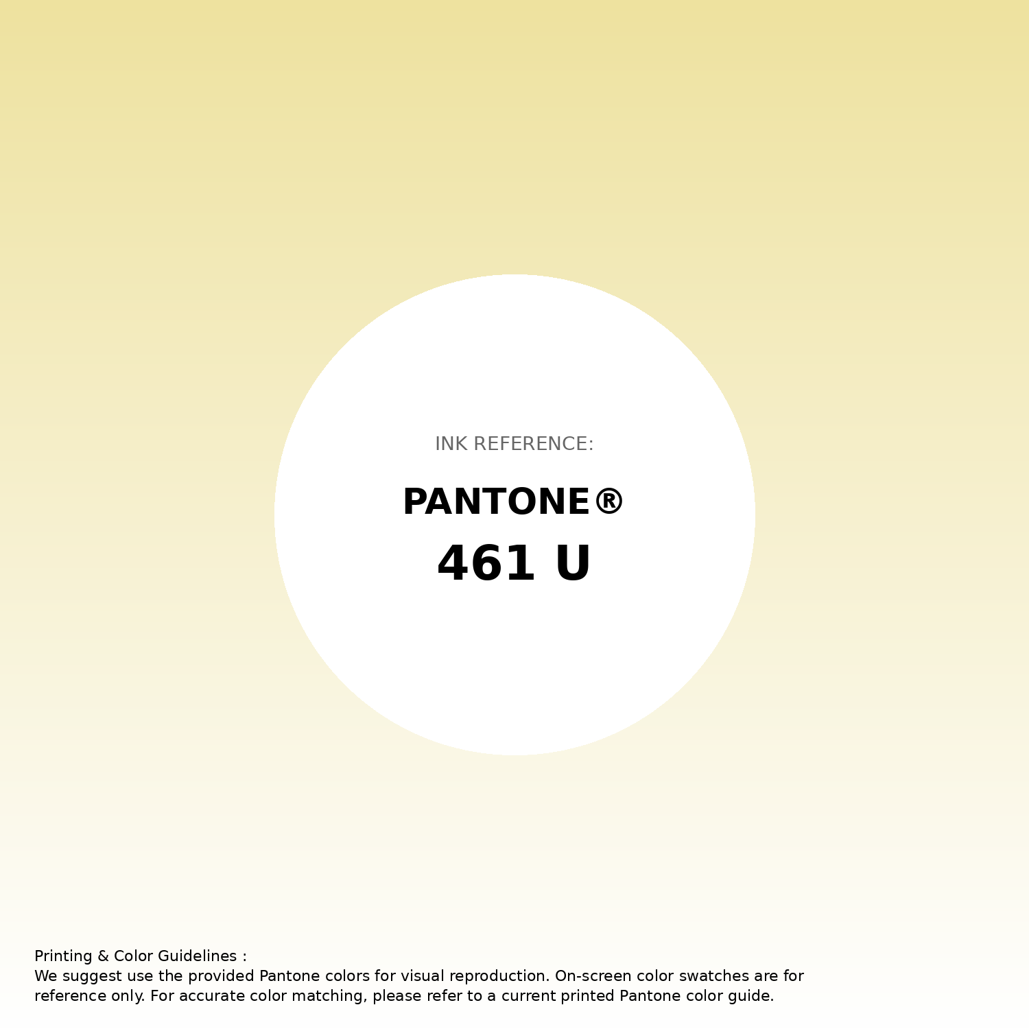 Stunning gradient artwork featuring Pantone 461 U Color | Hex color Code #eee29f. Beautiful color transitions perfect for modern designs and backgrounds. #gradient #colorart #design #eee29f