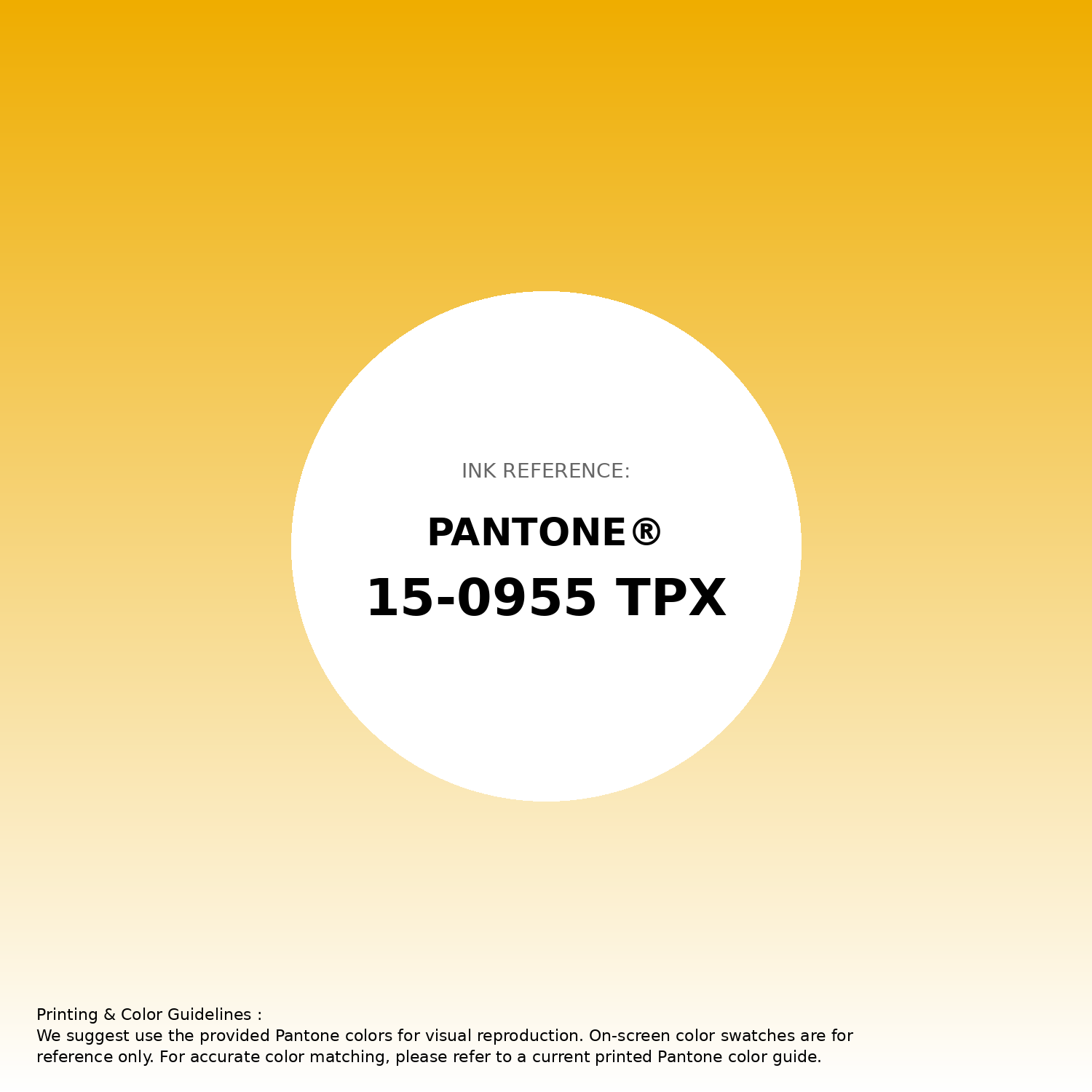Stunning gradient artwork featuring Pantone 15-0955 Tpx Old Gold Color | Hex color Code #efad00. Beautiful color transitions perfect for modern designs and backgrounds. #gradient #colorart #design #efad00