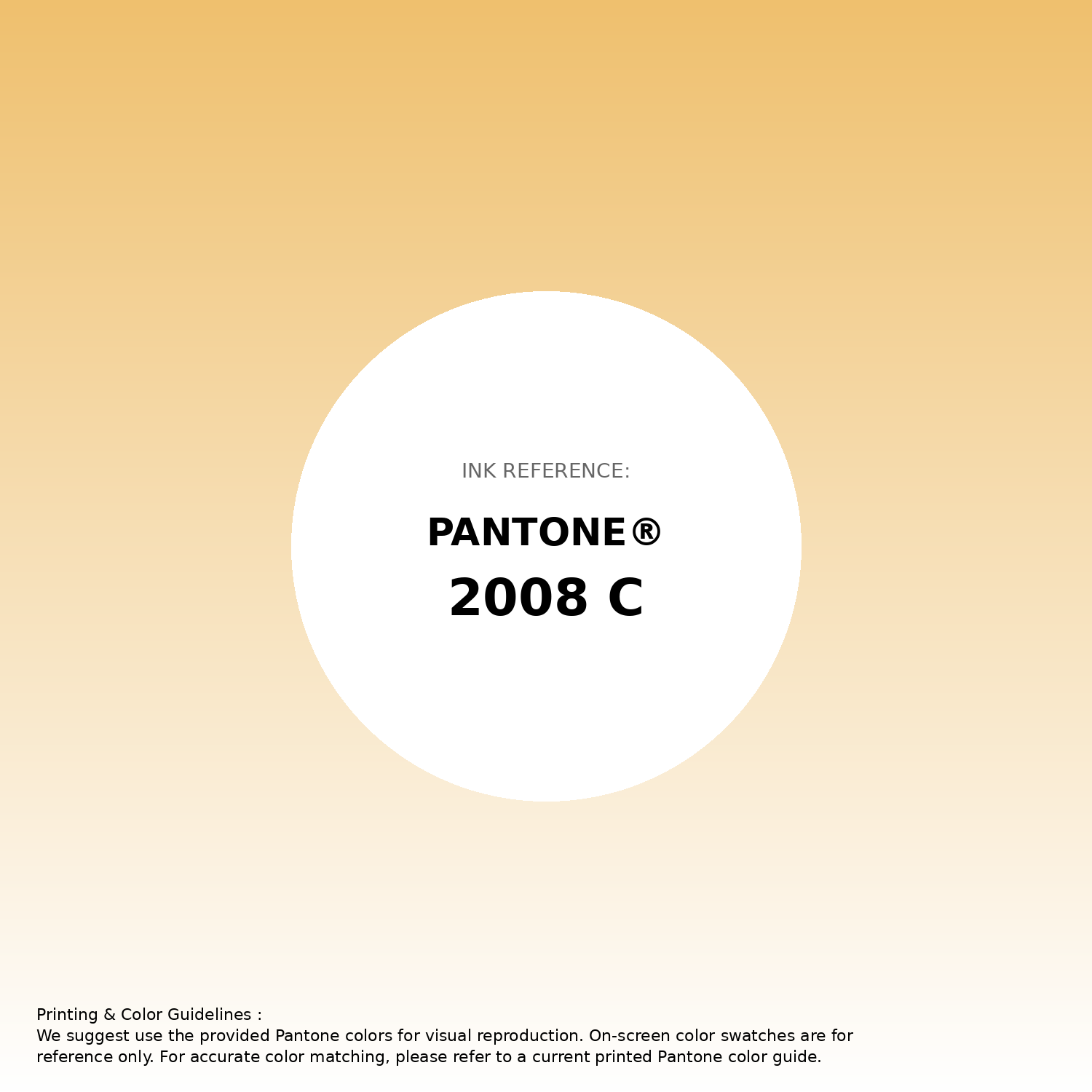 Stunning gradient artwork featuring Pantone 2008 C Color | Hex color Code #efc06e. Beautiful color transitions perfect for modern designs and backgrounds. #gradient #colorart #design #efc06e