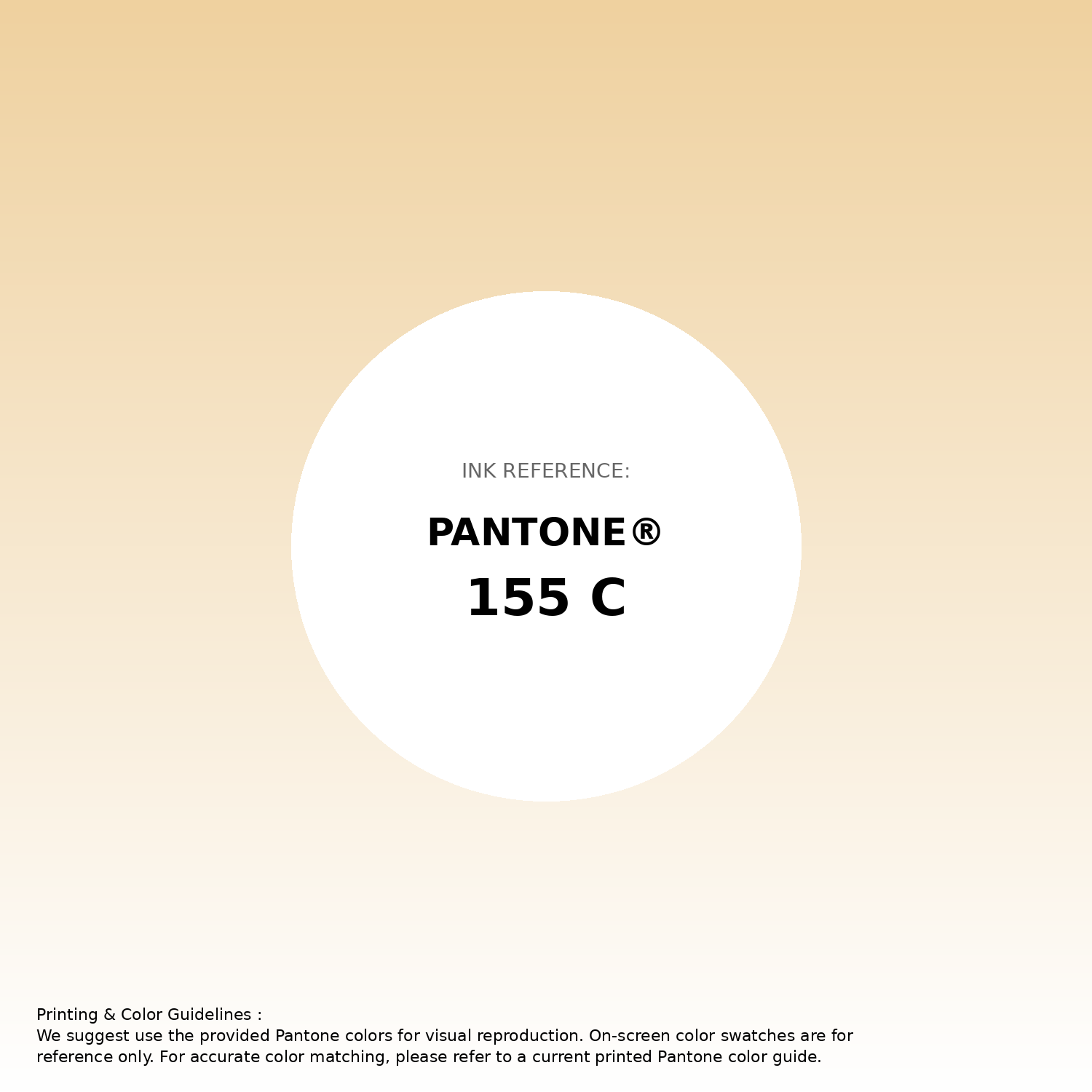 Stunning gradient artwork featuring Pantone 155 C Color | Hex color Code #efd19f. Beautiful color transitions perfect for modern designs and backgrounds. #gradient #colorart #design #efd19f