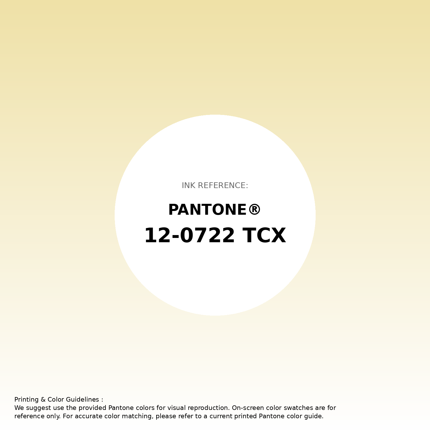 Stunning gradient artwork featuring Pantone 12-0722 Tcx French Vanilla Color | Hex color Code #efe1a7. Beautiful color transitions perfect for modern designs and backgrounds. #gradient #colorart #design #efe1a7