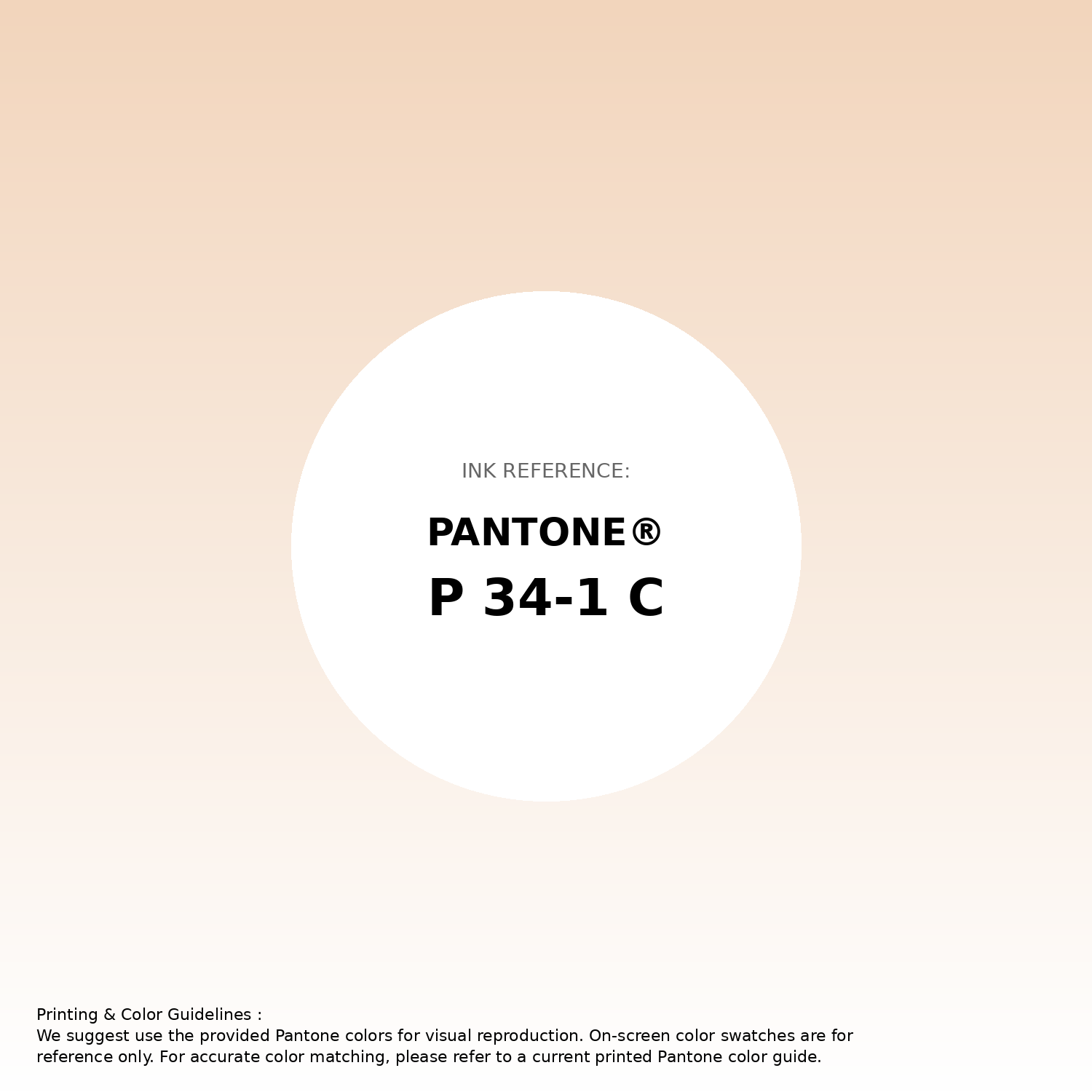 Stunning gradient artwork featuring Pantone P 34-1 C Color | Hex color Code #f2d5bc. Beautiful color transitions perfect for modern designs and backgrounds. #gradient #colorart #design #f2d5bc