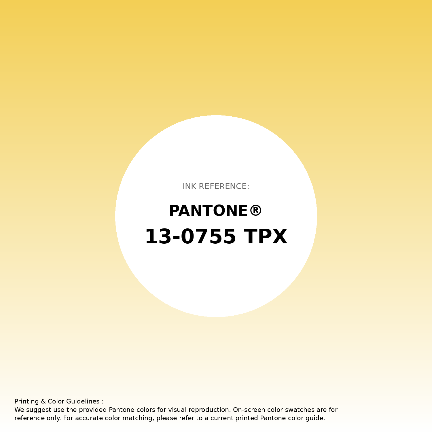 Stunning gradient artwork featuring Pantone 13-0755 Tpx Primrose Yellow Color | Hex color Code #f3cf55. Beautiful color transitions perfect for modern designs and backgrounds. #gradient #colorart #design #f3cf55