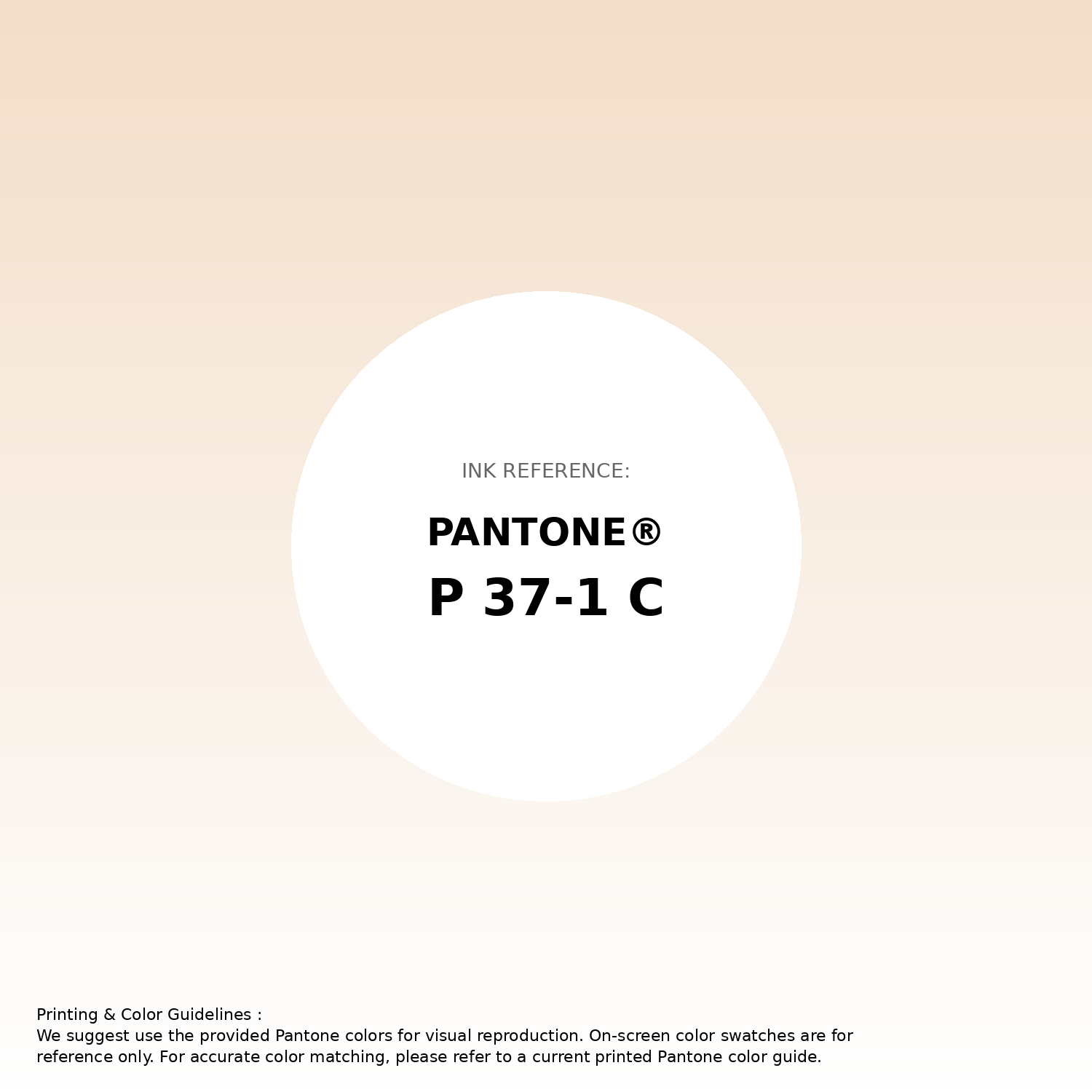 Stunning gradient artwork featuring Pantone P 37-1 C Color | Hex color Code #f3dec9. Beautiful color transitions perfect for modern designs and backgrounds. #gradient #colorart #design #f3dec9