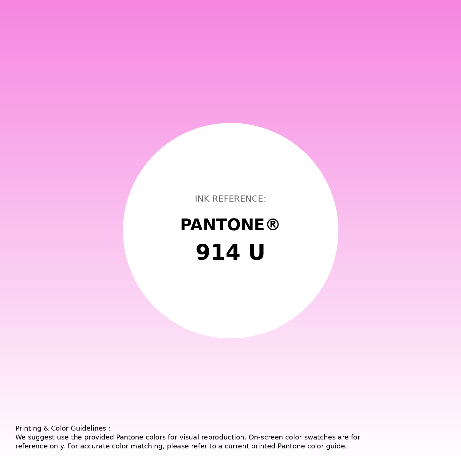 Stunning gradient artwork featuring Pantone 914 U Color | Hex color Code #f686e1. Beautiful color transitions perfect for modern designs and backgrounds. #gradient #colorart #design #f686e1