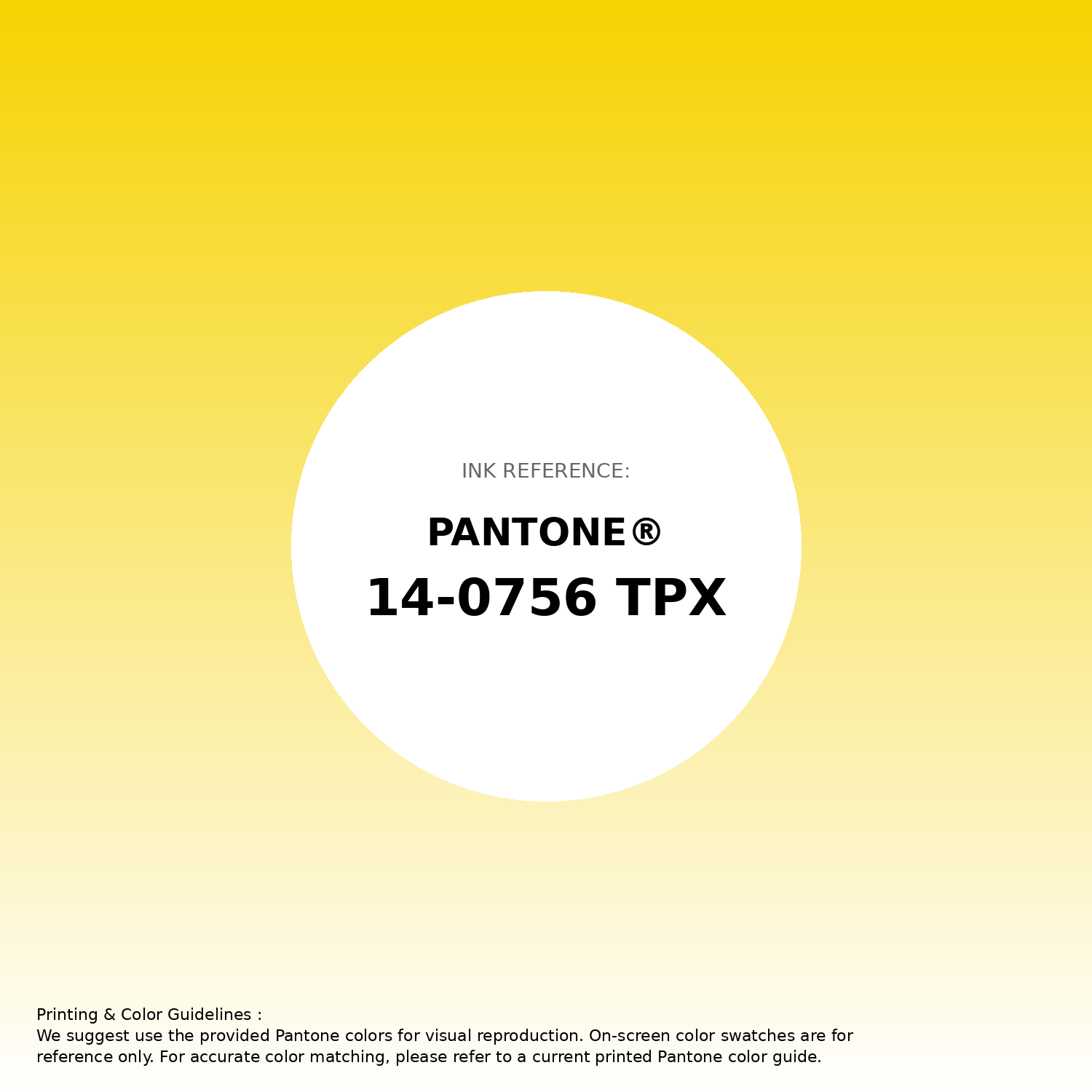 Stunning gradient artwork featuring Pantone 14-0756 Tpx Empire Yellow Color | Hex color Code #f6d300. Beautiful color transitions perfect for modern designs and backgrounds. #gradient #colorart #design #f6d300