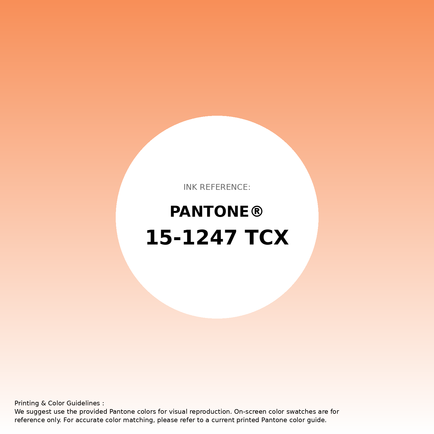 Hex Color #f88f58 | Printing Match PANTONE 15-1247 TCX | Color