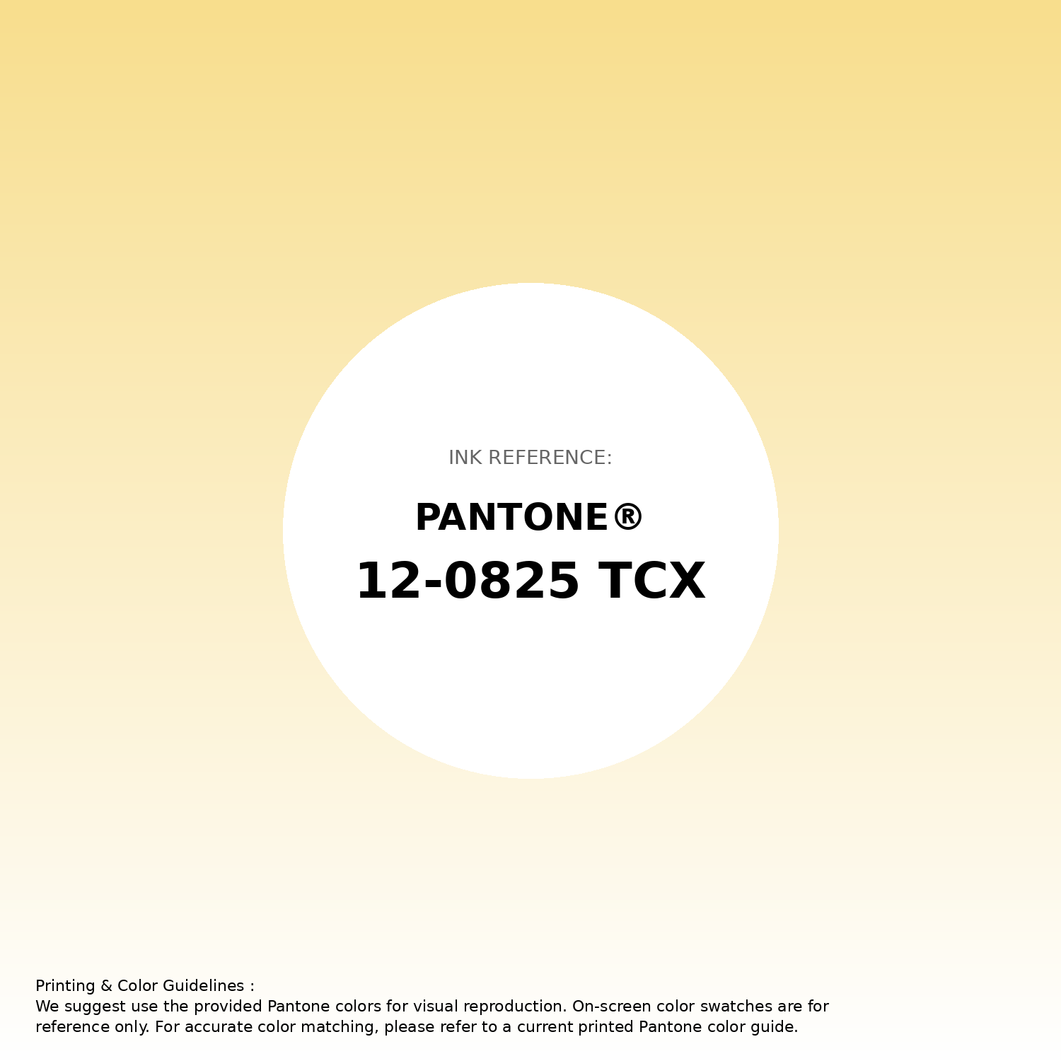 Stunning gradient artwork featuring Pantone 12-0825 Tcx Popcorn Color | Hex color Code #f8de8d. Beautiful color transitions perfect for modern designs and backgrounds. #gradient #colorart #design #f8de8d