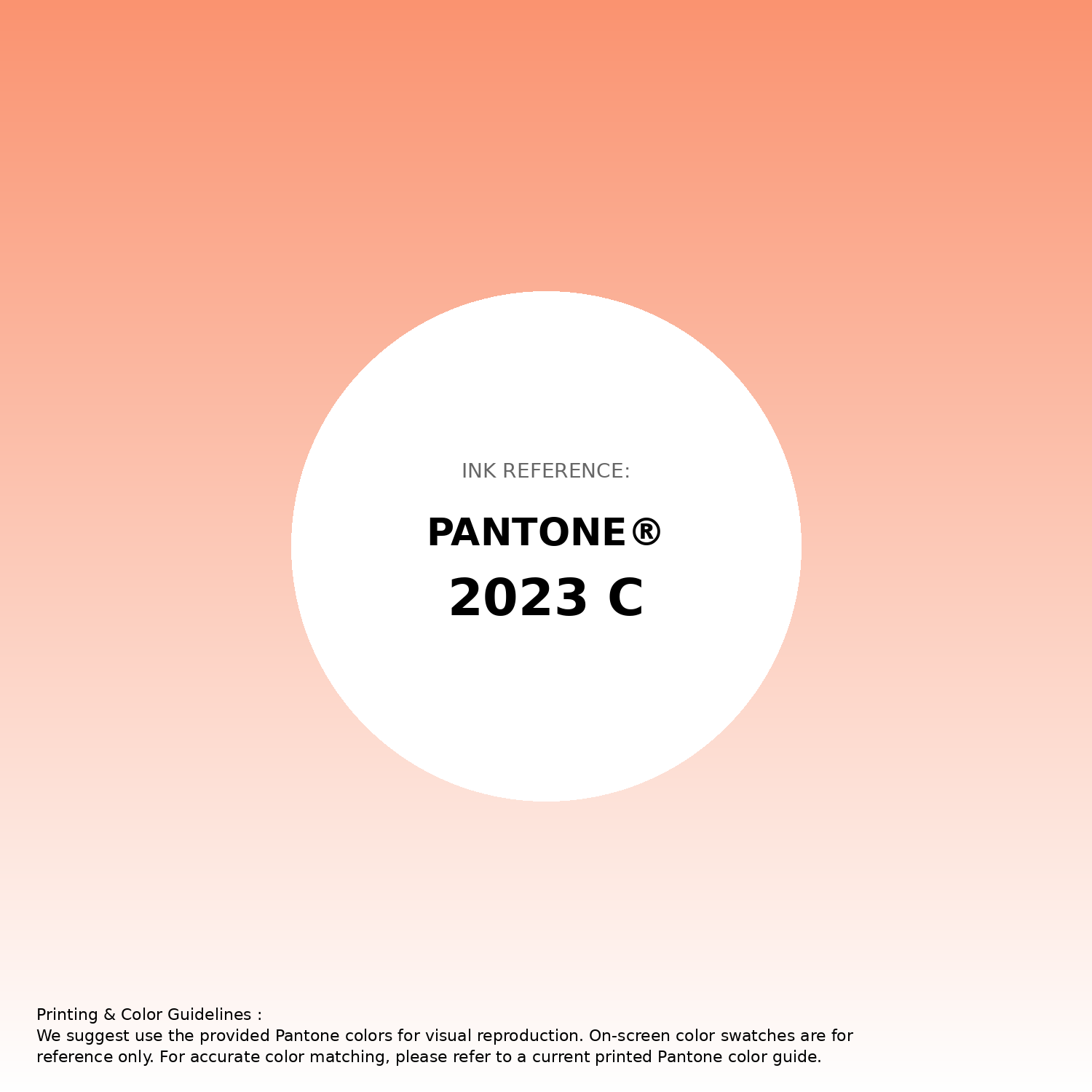 Stunning gradient artwork featuring Pantone 2023 C Color | Hex color Code #fa9370. Beautiful color transitions perfect for modern designs and backgrounds. #gradient #colorart #design #fa9370