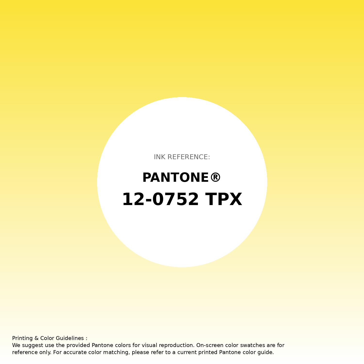 Stunning gradient artwork featuring Pantone 12-0752 Tpx Buttercup Color | Hex color Code #fbe337. Beautiful color transitions perfect for modern designs and backgrounds. #gradient #colorart #design #fbe337