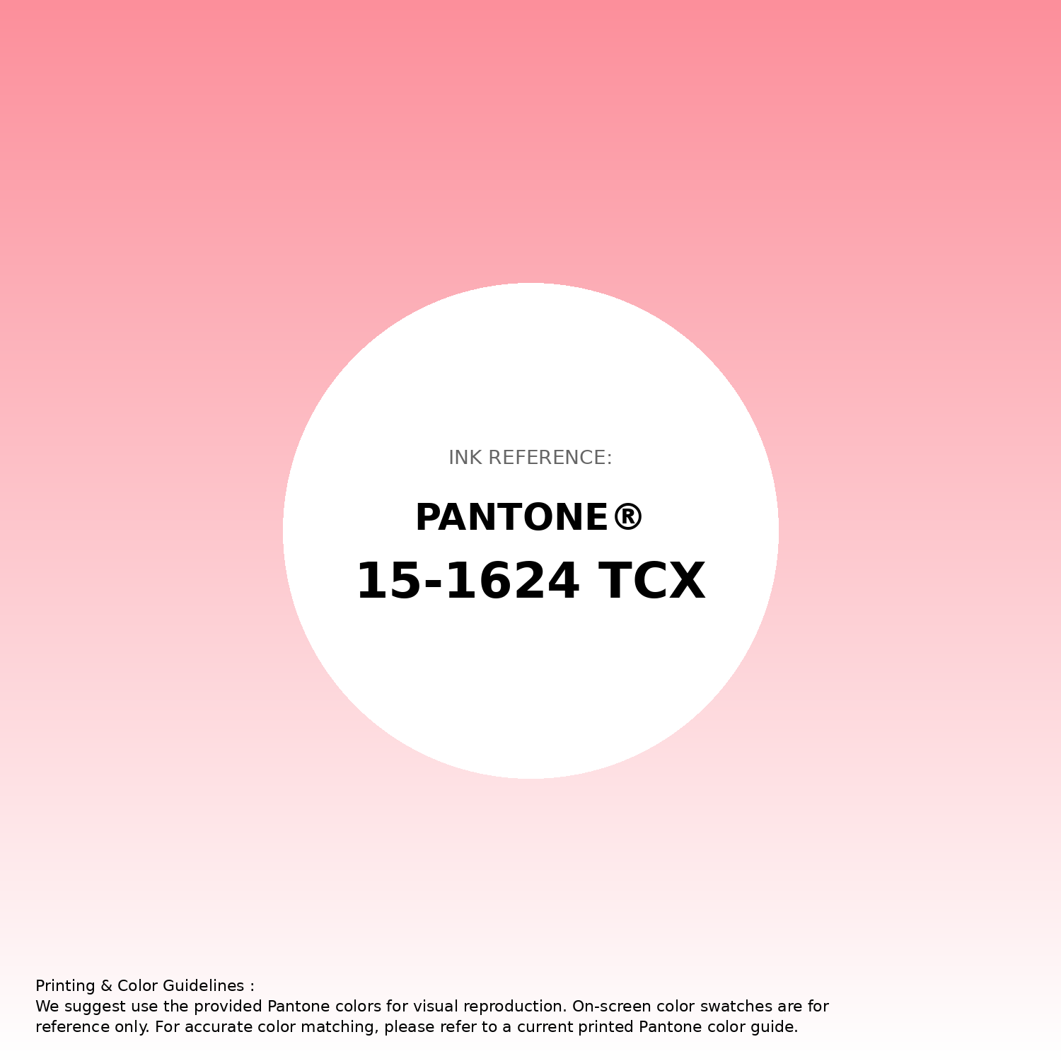 Stunning gradient artwork featuring Pantone 15-1624 Tcx Conch Shell Color | Hex color Code #fc8f9b. Beautiful color transitions perfect for modern designs and backgrounds. #gradient #colorart #design #fc8f9b
