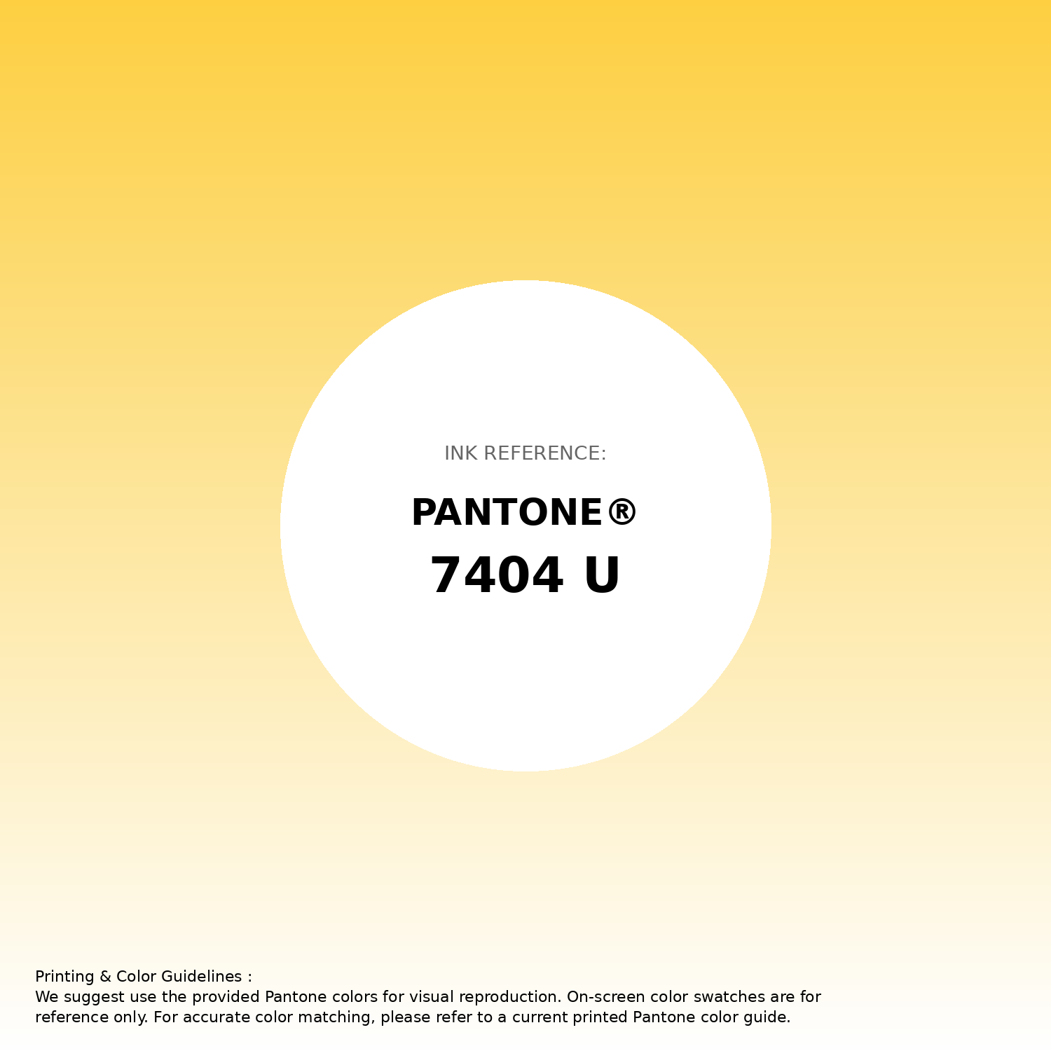 Stunning gradient artwork featuring Pantone 7404 U Color | Hex color Code #fdcf41. Beautiful color transitions perfect for modern designs and backgrounds. #gradient #colorart #design #fdcf41