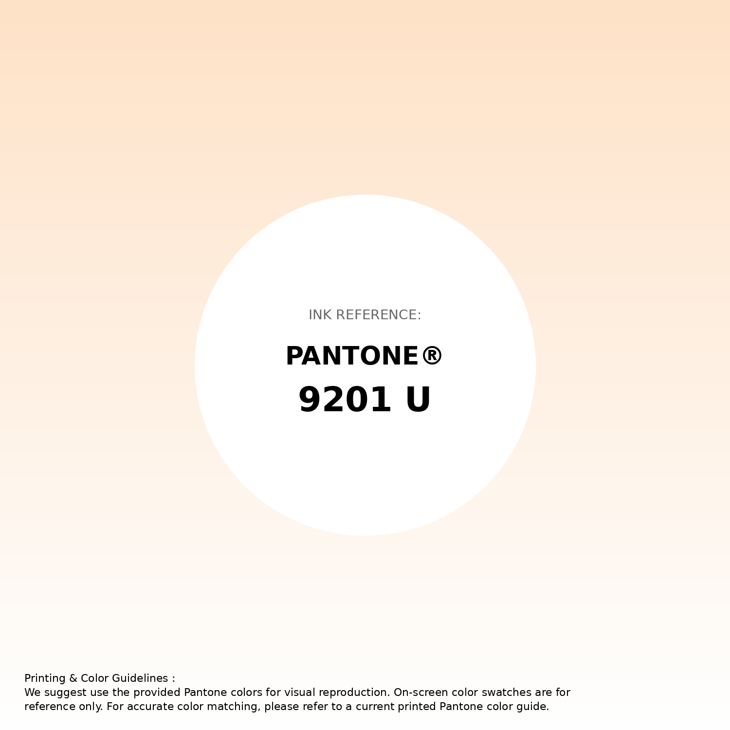 Stunning gradient artwork featuring Pantone 9201 U Color | Hex color Code #fee2c7. Beautiful color transitions perfect for modern designs and backgrounds. #gradient #colorart #design #fee2c7
