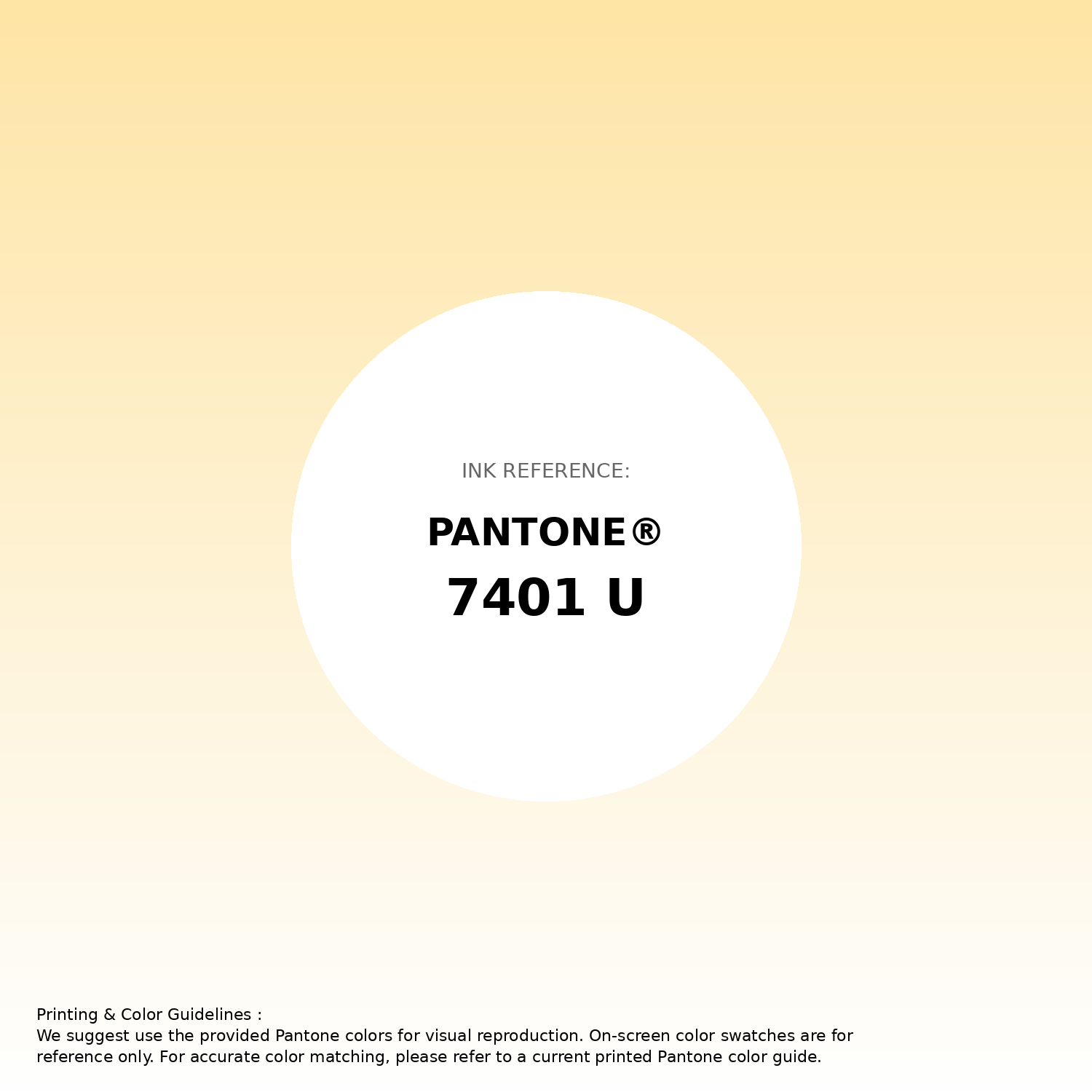 Stunning gradient artwork featuring Pantone 7401 U Color | Hex color Code #fee5a5. Beautiful color transitions perfect for modern designs and backgrounds. #gradient #colorart #design #fee5a5