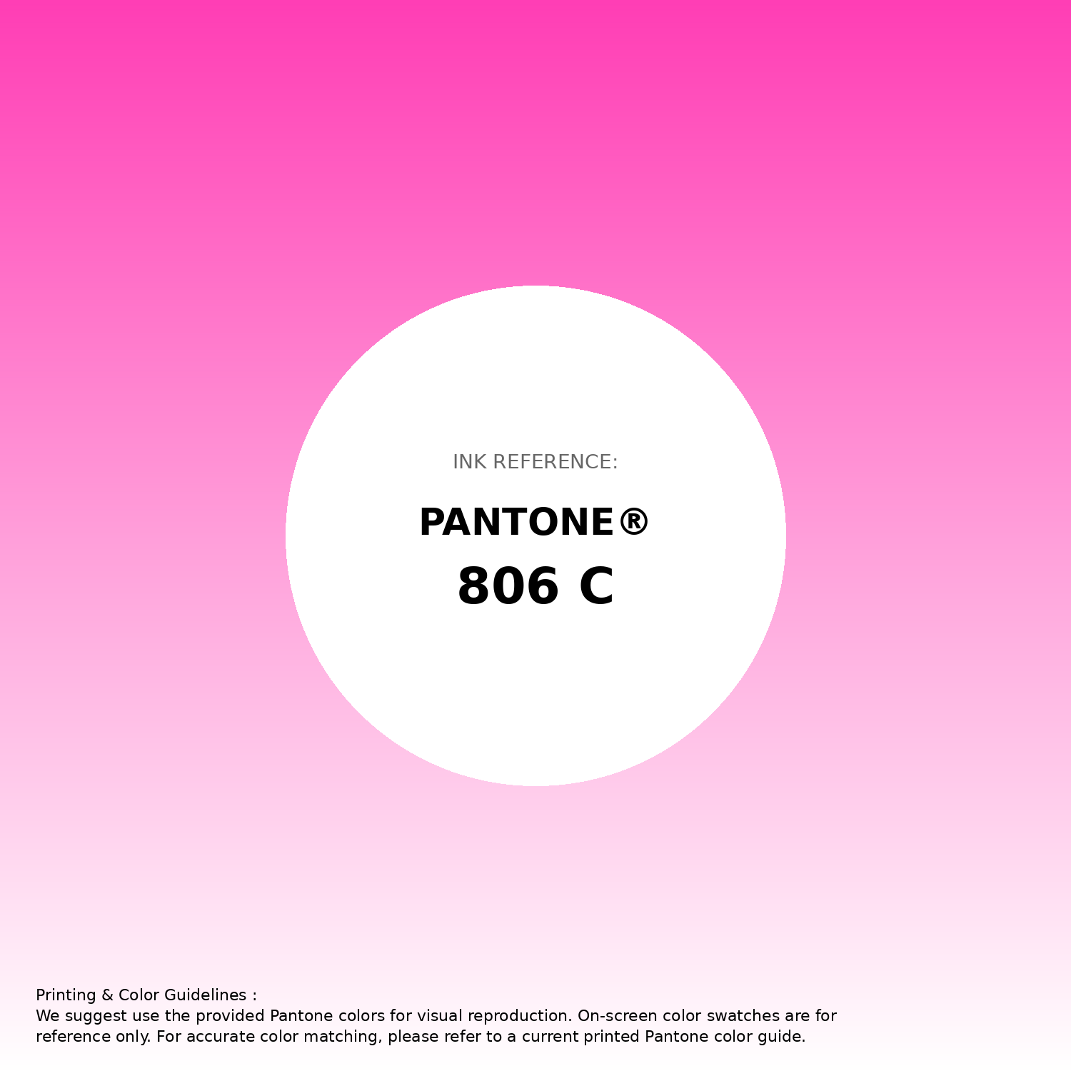 Stunning gradient artwork featuring Pantone 806 C Color | Hex color Code #ff3eb5. Beautiful color transitions perfect for modern designs and backgrounds. #gradient #colorart #design #ff3eb5