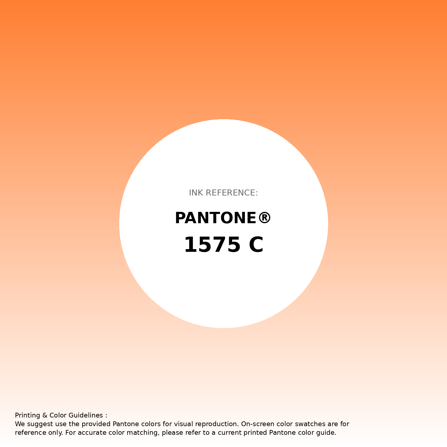 Hex Color #ff7f32 | Printing Match PANTONE 1575 C | Color conversion ...