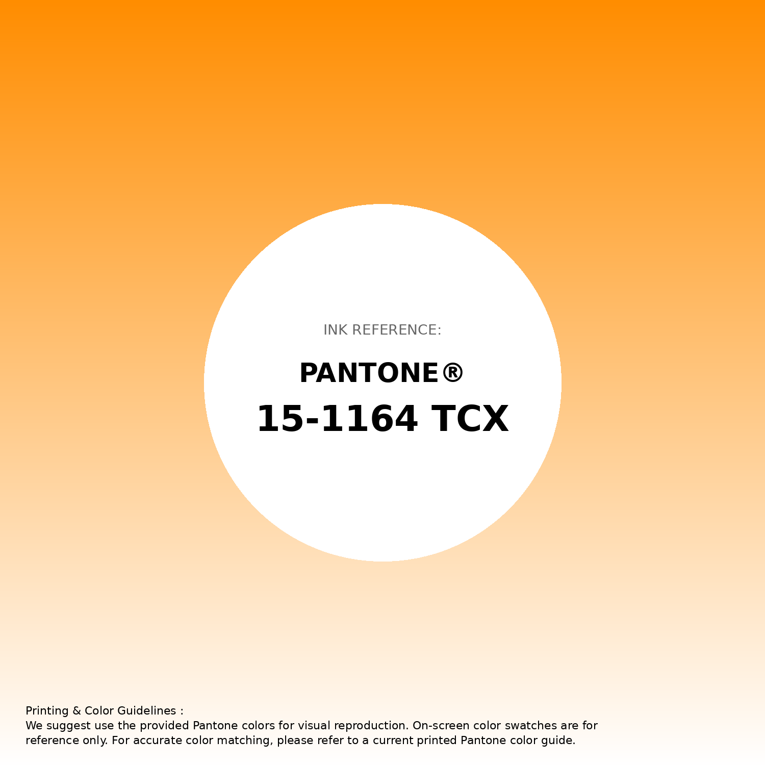 Stunning gradient artwork featuring Pantone 15-1164 Tcx Bright Marigold Color | Hex color Code #ff8d00. Beautiful color transitions perfect for modern designs and backgrounds. #gradient #colorart #design #ff8d00