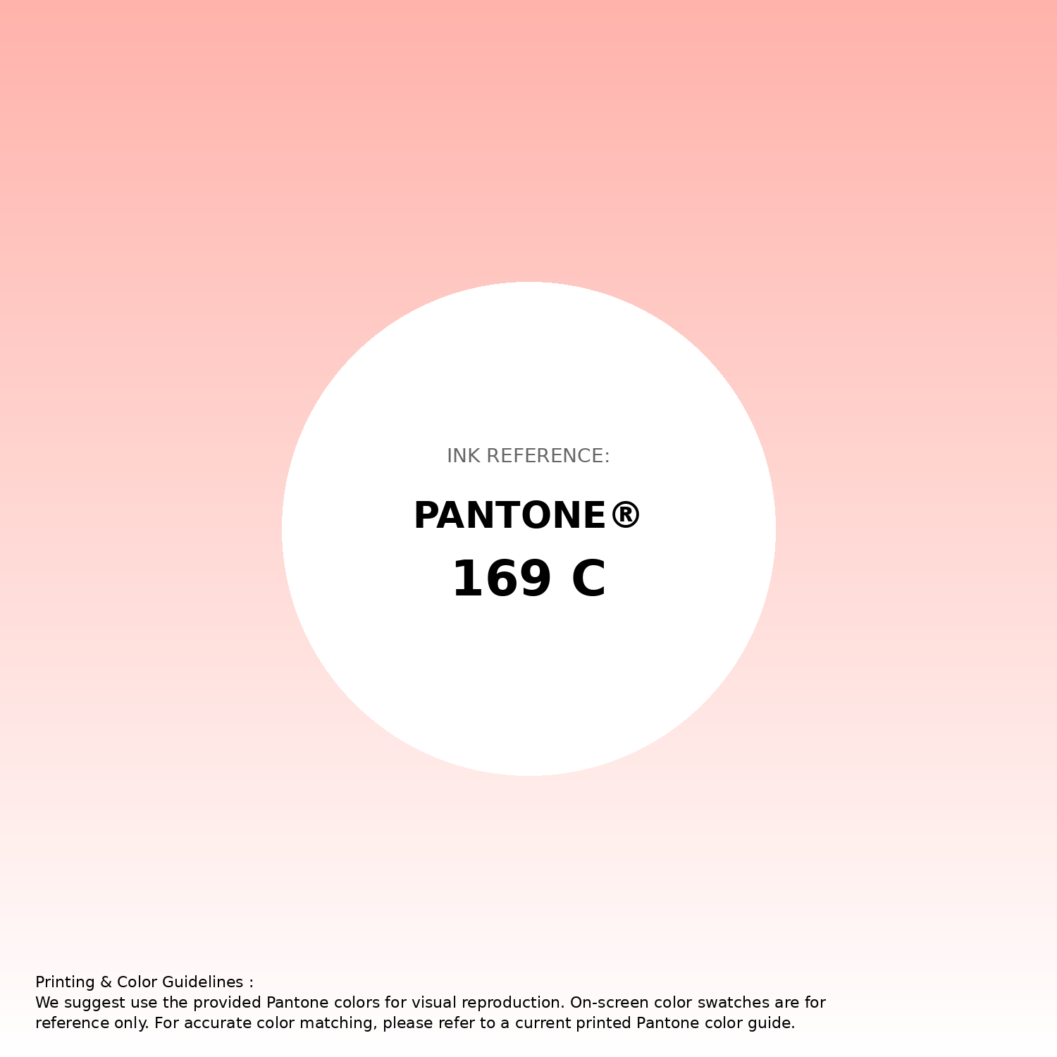 Stunning gradient artwork featuring Pantone 169 C Color | Hex color Code #ffb3ab. Beautiful color transitions perfect for modern designs and backgrounds. #gradient #colorart #design #ffb3ab