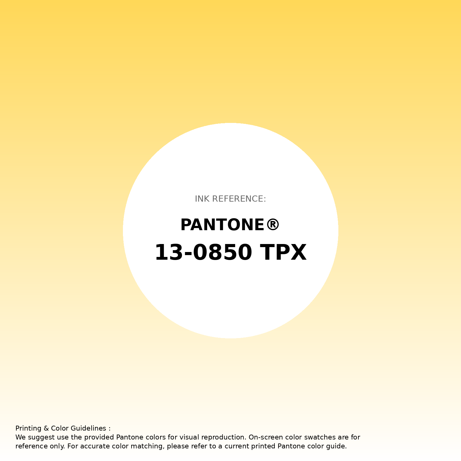 Stunning gradient artwork featuring Pantone 13-0850 Tpx Aspen Gold Color | Hex color Code #ffd858. Beautiful color transitions perfect for modern designs and backgrounds. #gradient #colorart #design #ffd858