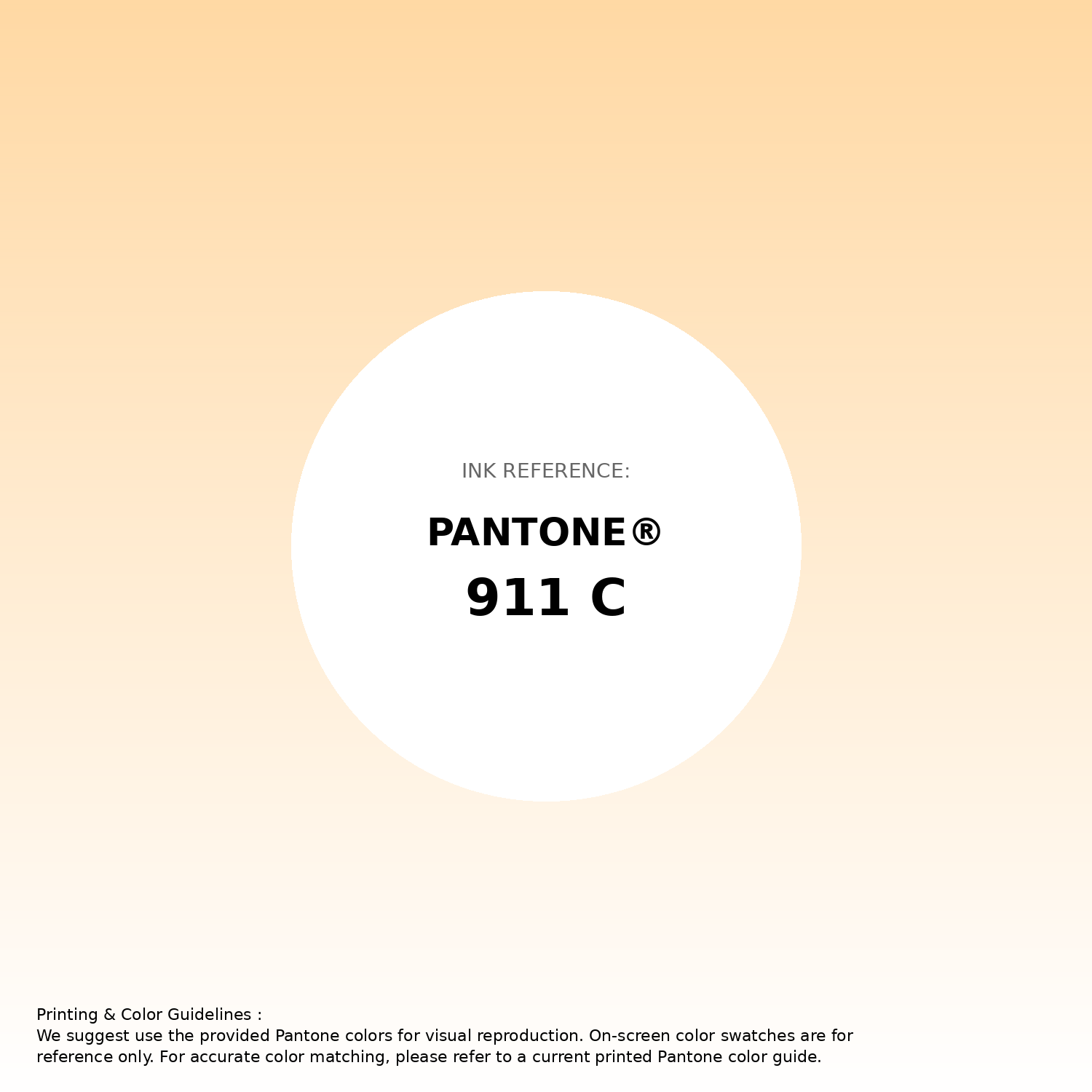 Stunning gradient artwork featuring Pantone 911 C Color | Hex color Code #ffd9a4. Beautiful color transitions perfect for modern designs and backgrounds. #gradient #colorart #design #ffd9a4