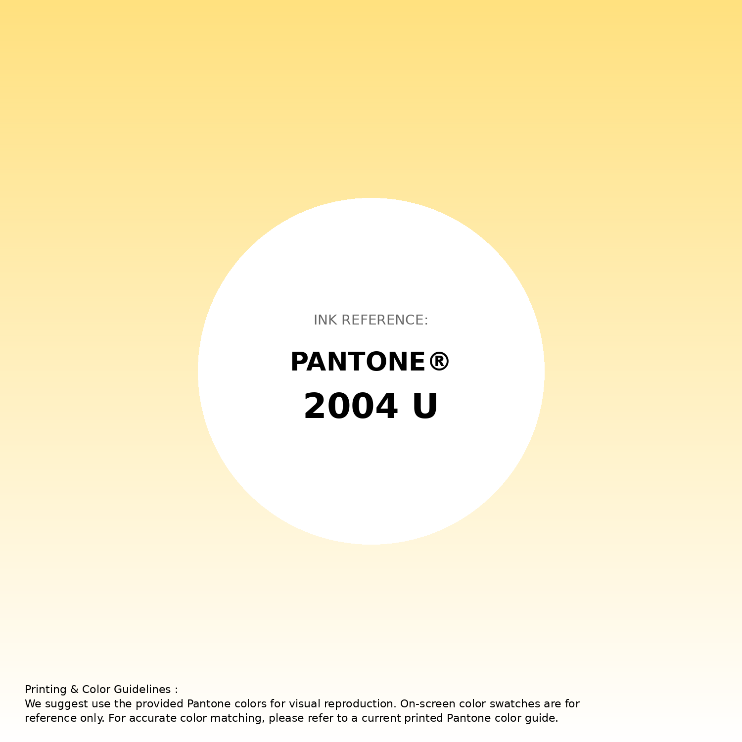 Stunning gradient artwork featuring Pantone 2004 U Color | Hex color Code #ffe17f. Beautiful color transitions perfect for modern designs and backgrounds. #gradient #colorart #design #ffe17f