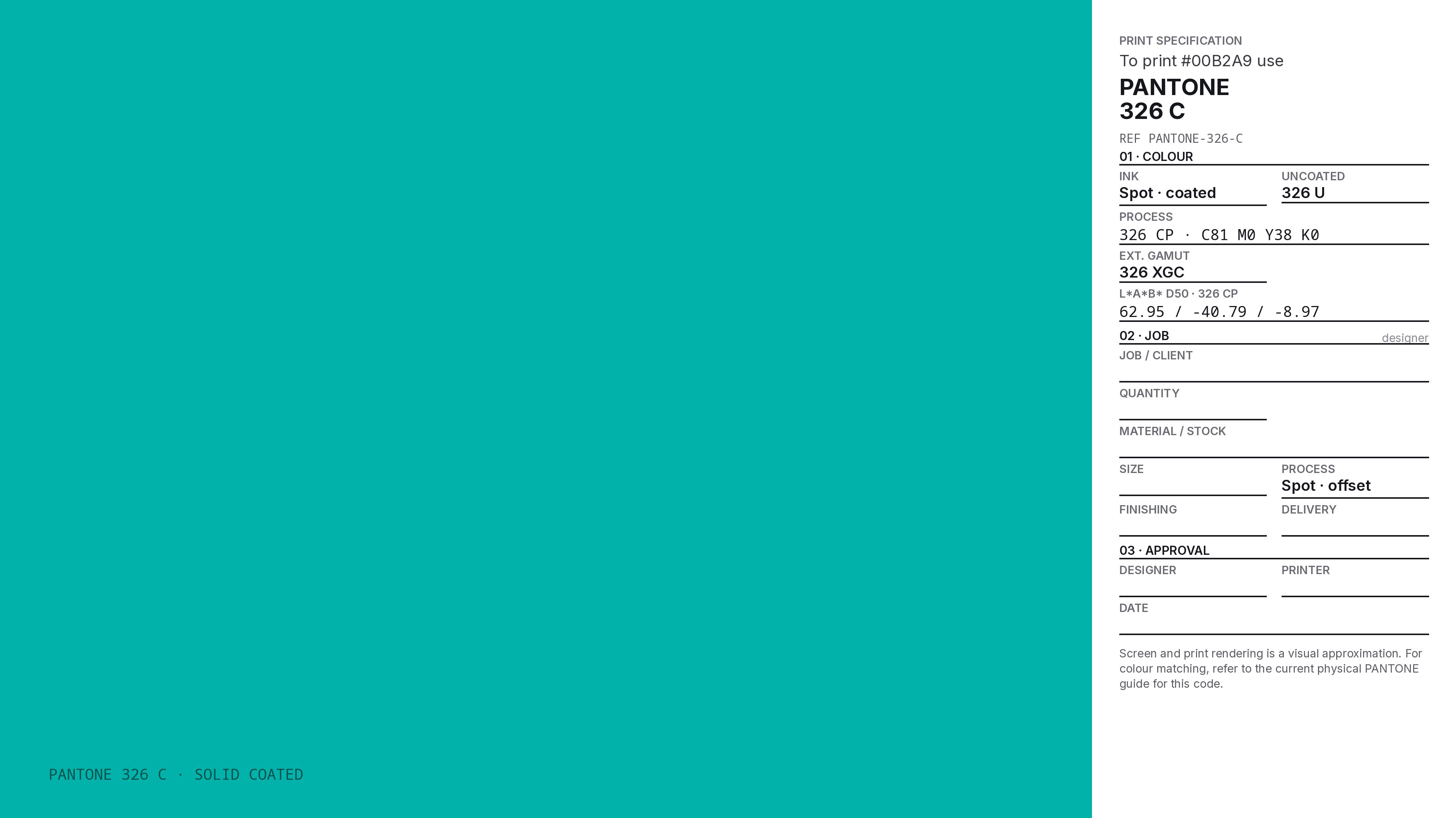 00B2A9 Hex Code (Cozumel Shade) — RGB, CMYK & HSL Color Values