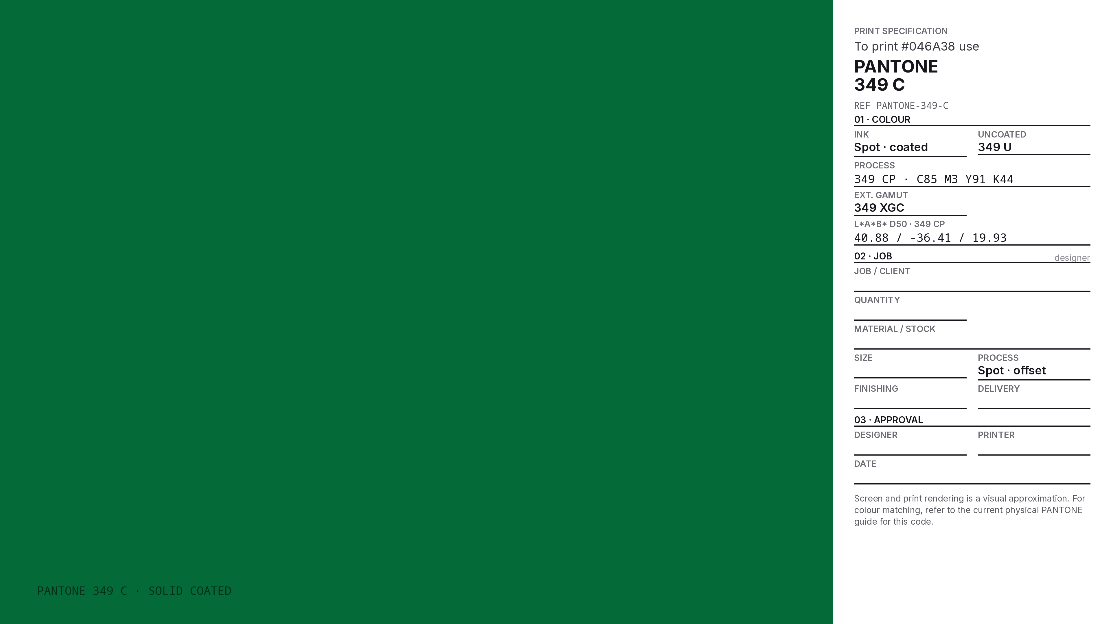 046A38 Hex Code (Universal Green Shade) — RGB, CMYK & HSL Color